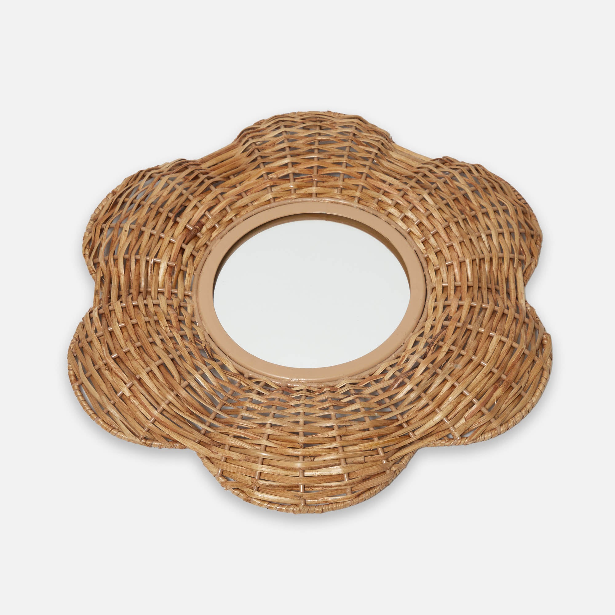 Petite Rattan Martha Mirror