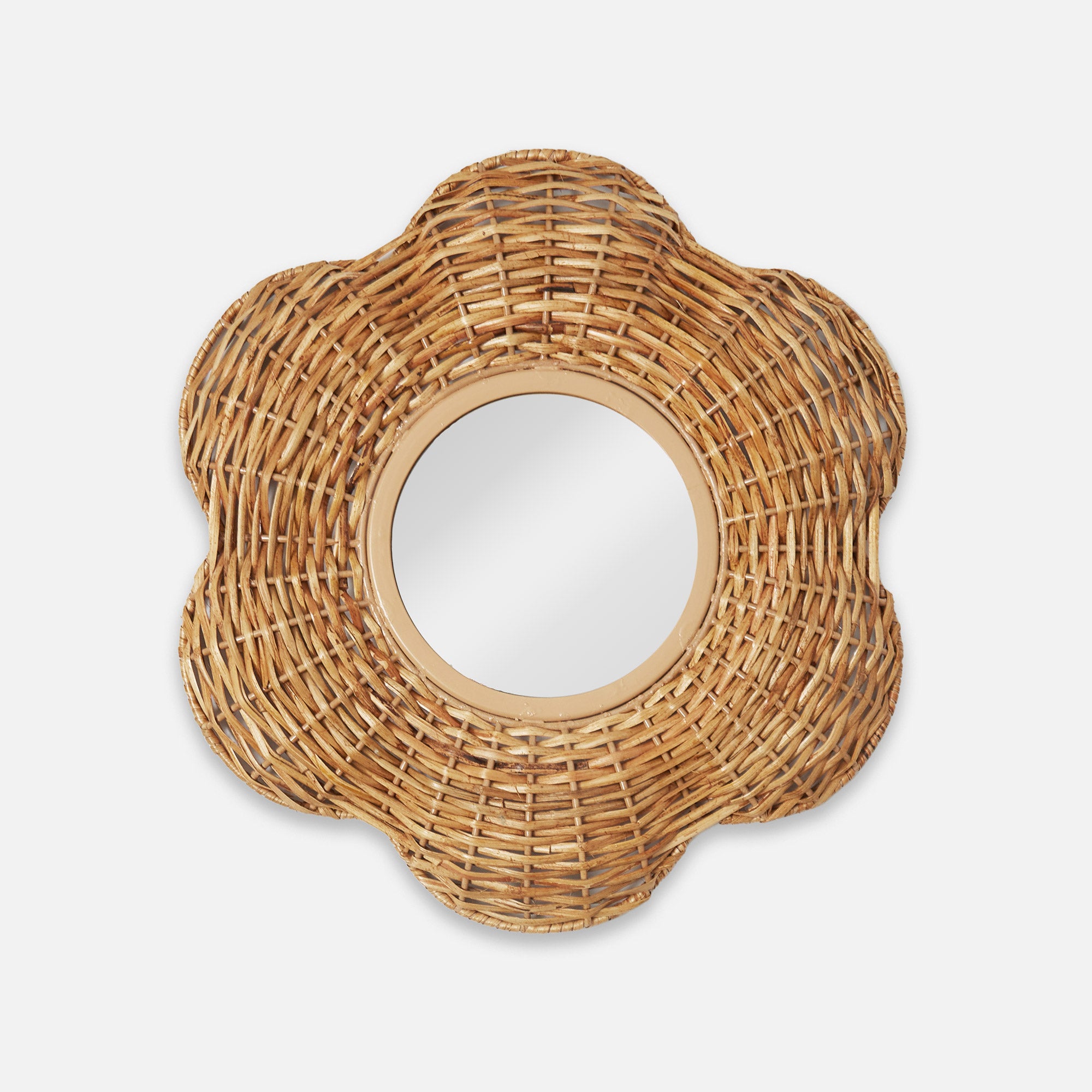 Petite Rattan Martha Mirror