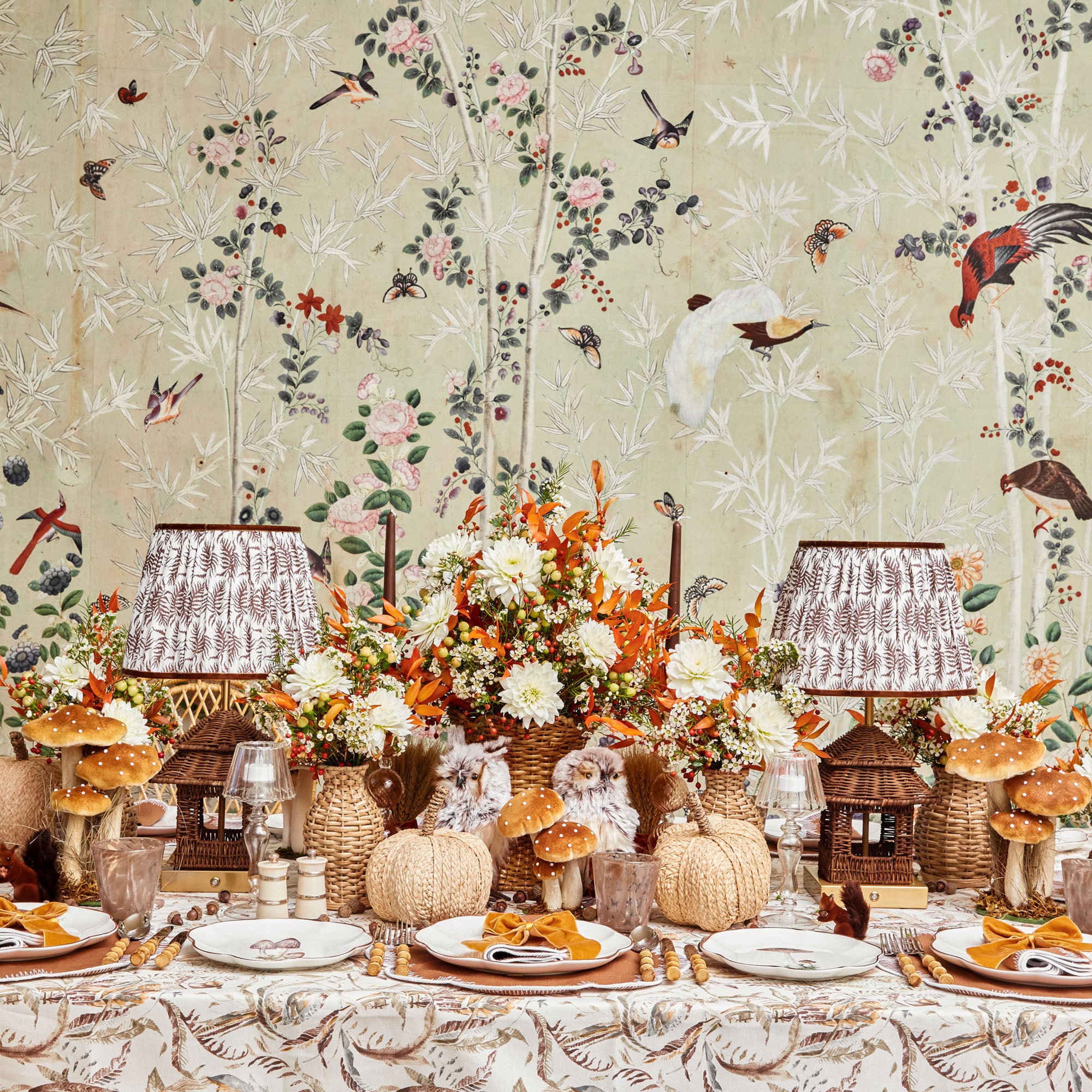 Rattan Rechargeable Pagoda Lamp