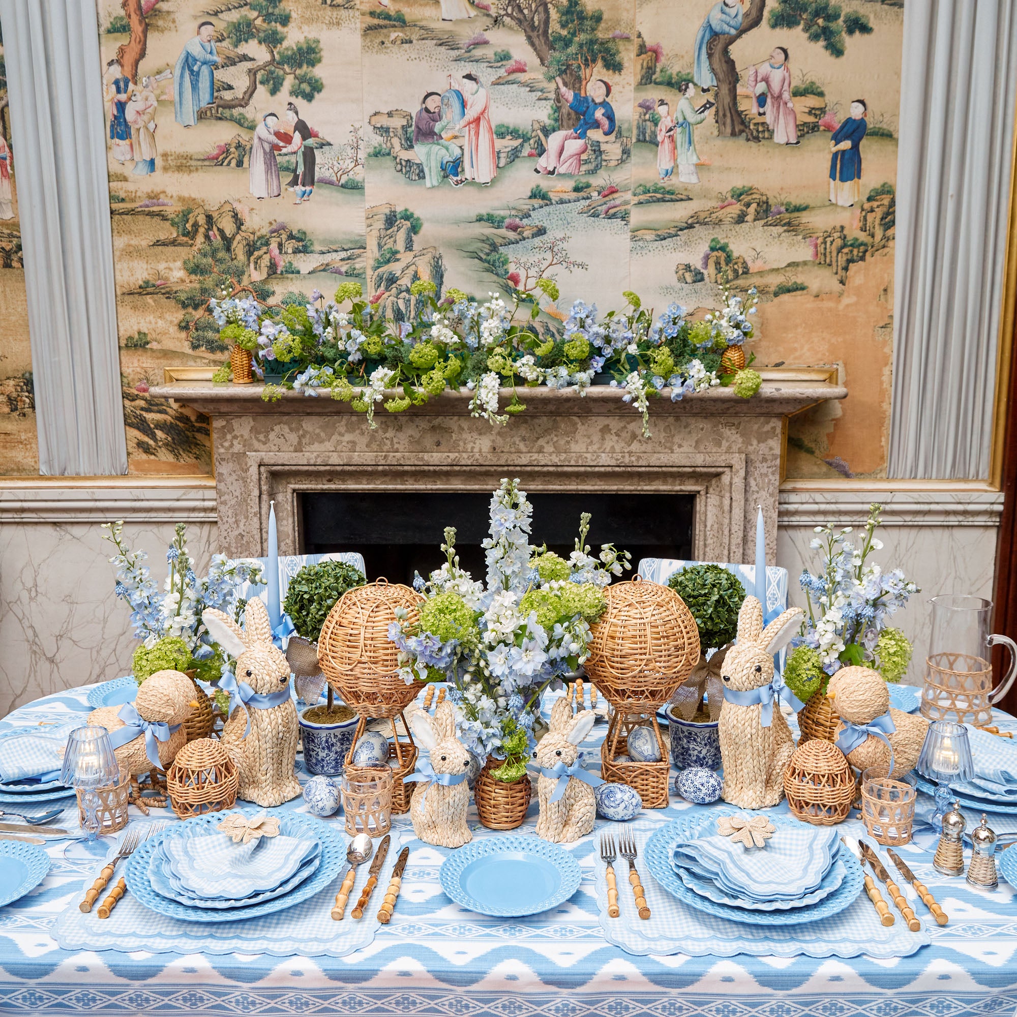 Wicker Napkin Bows (Set of 4)