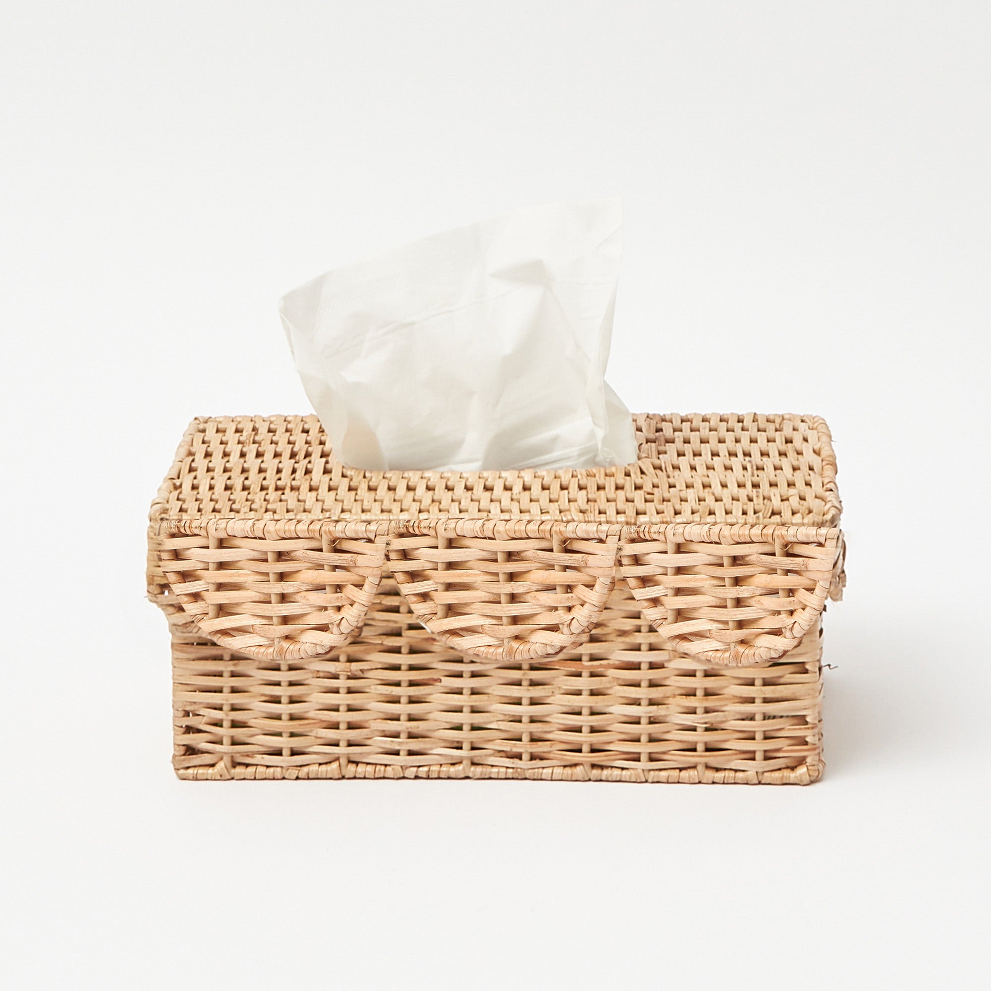 Rattan Tissue Box Holder