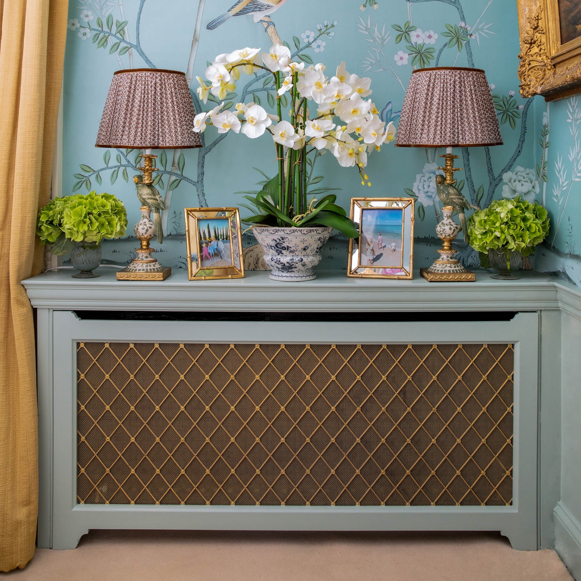 Gold Bamboo Mirror Photo Frame - 5"x 7"