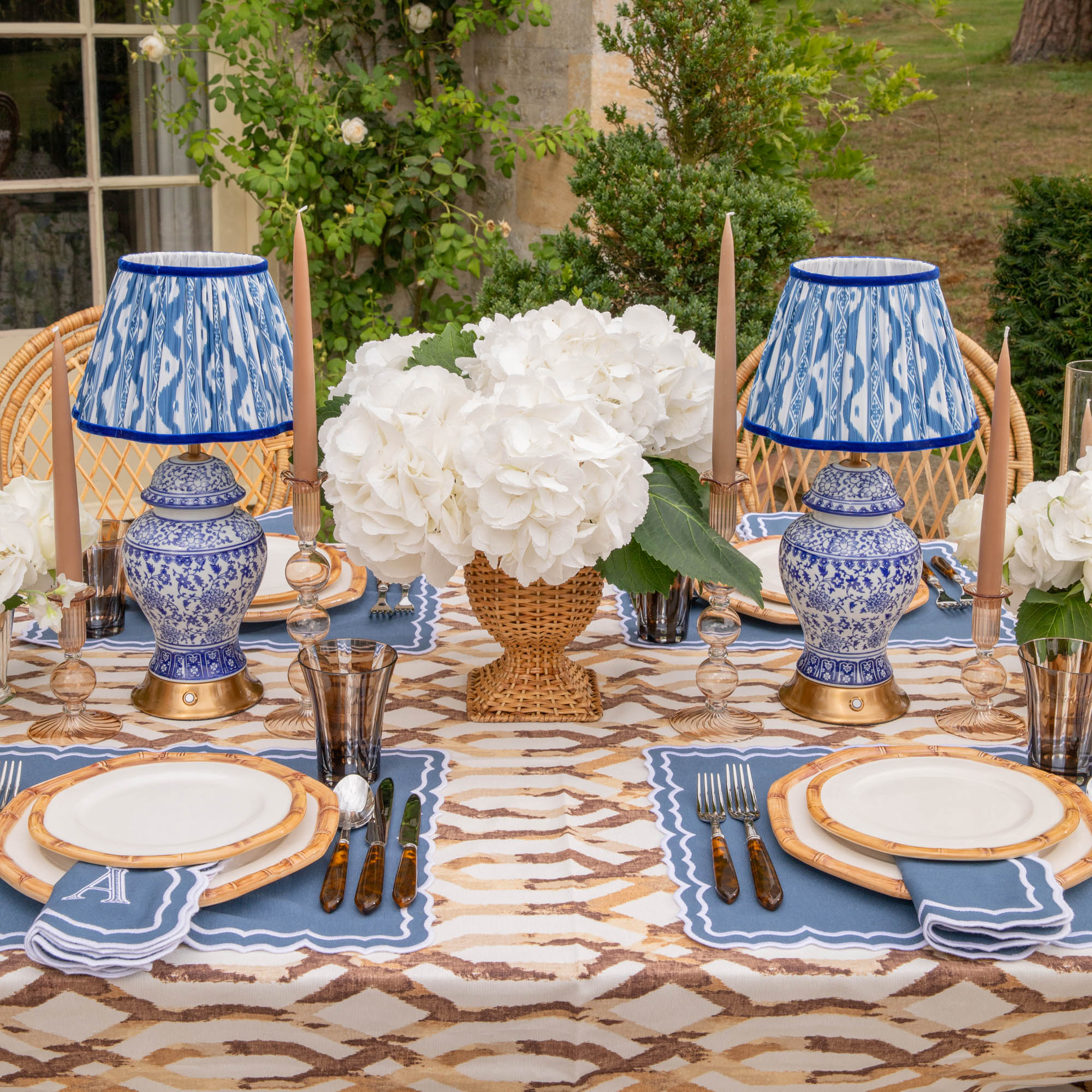 Eden Chestnut Candle Holder (Pair)