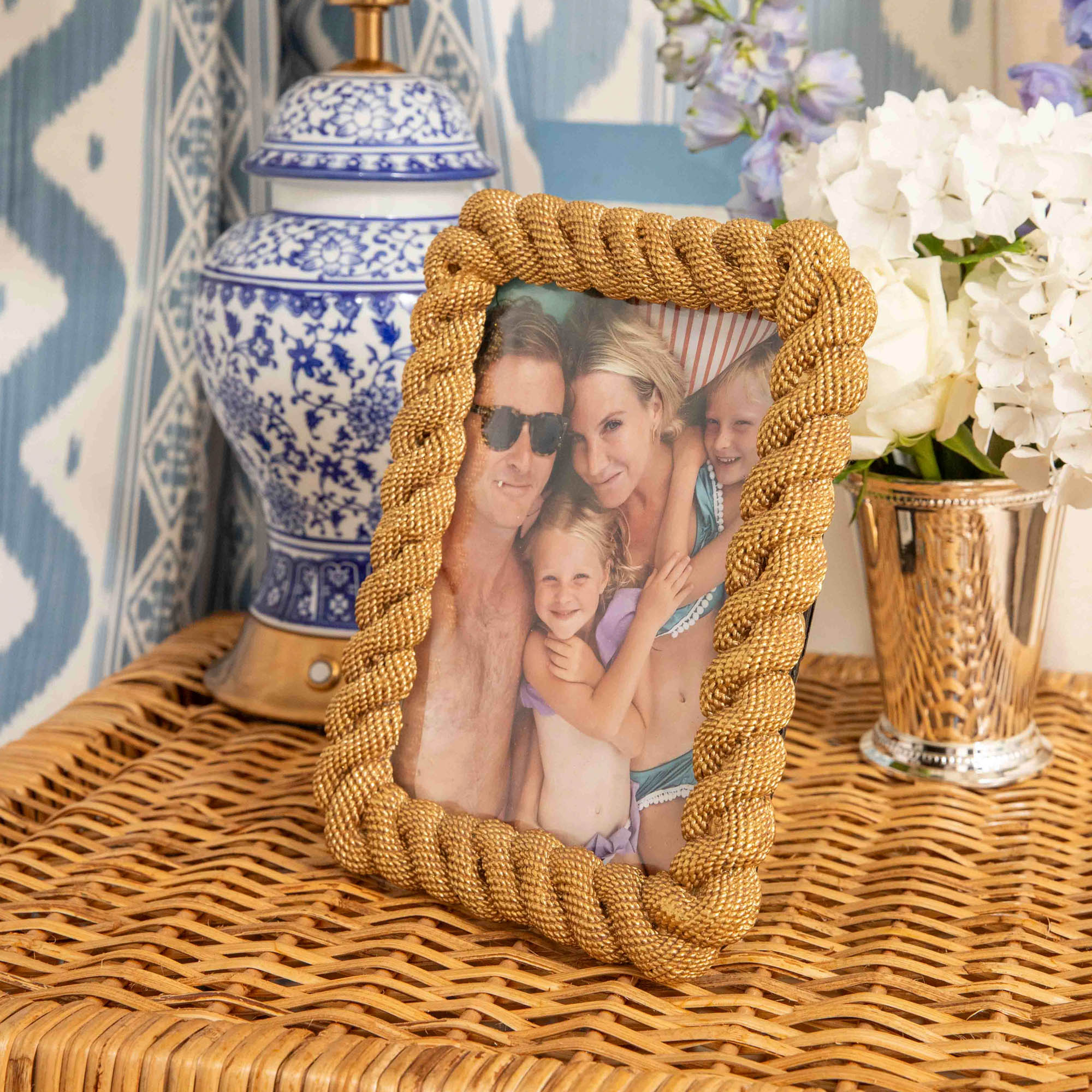 Gold Rope Photo Frame - 5"x7"