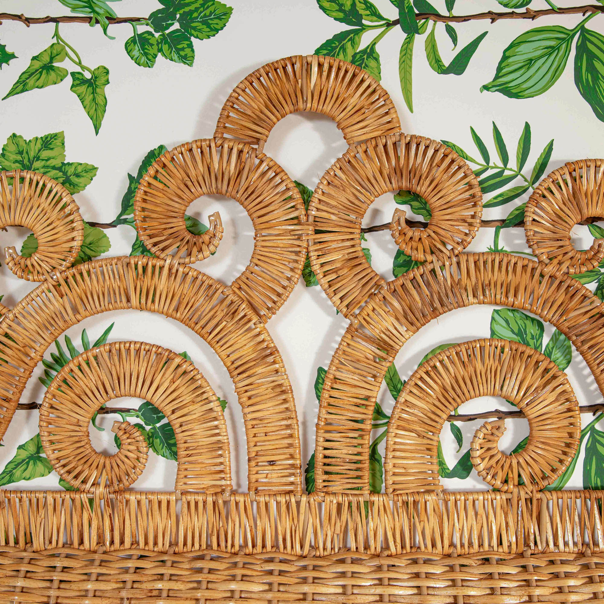 The Grand Rattan Mirror