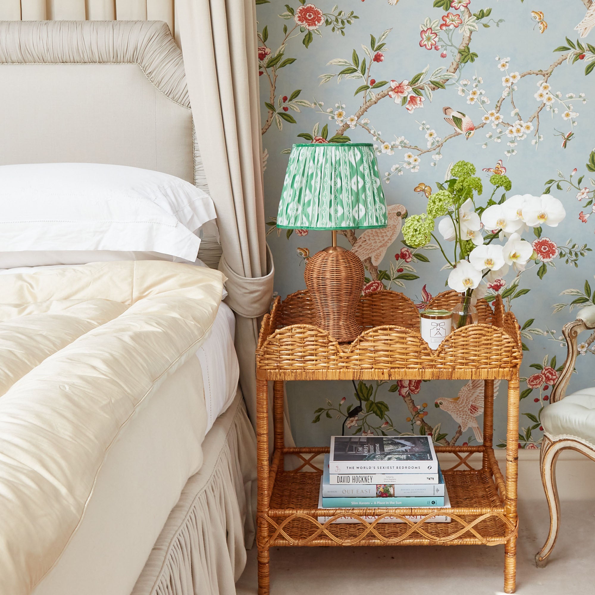 Cream Silk Eiderdown