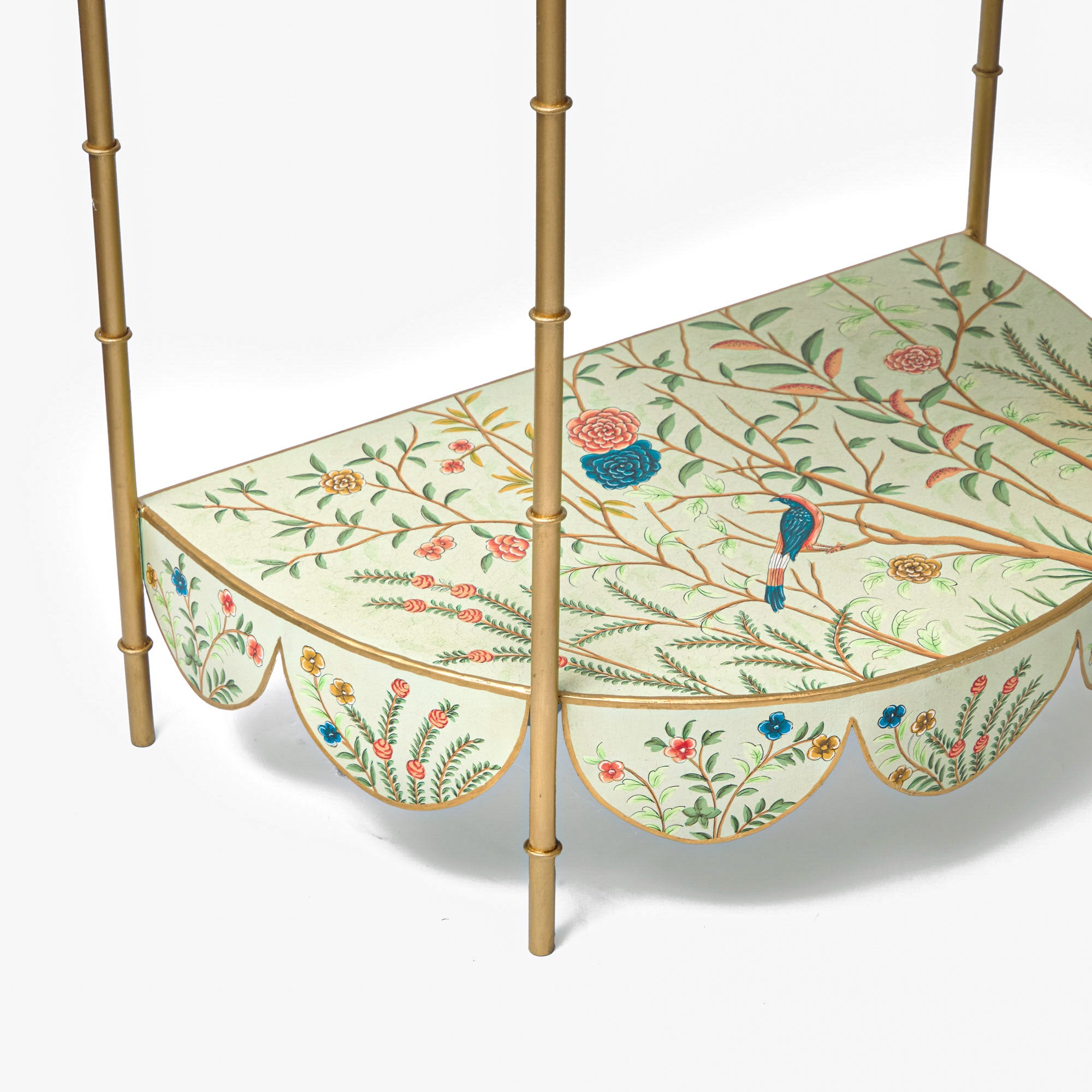 Annabelle Chinoiserie Tole Side Table