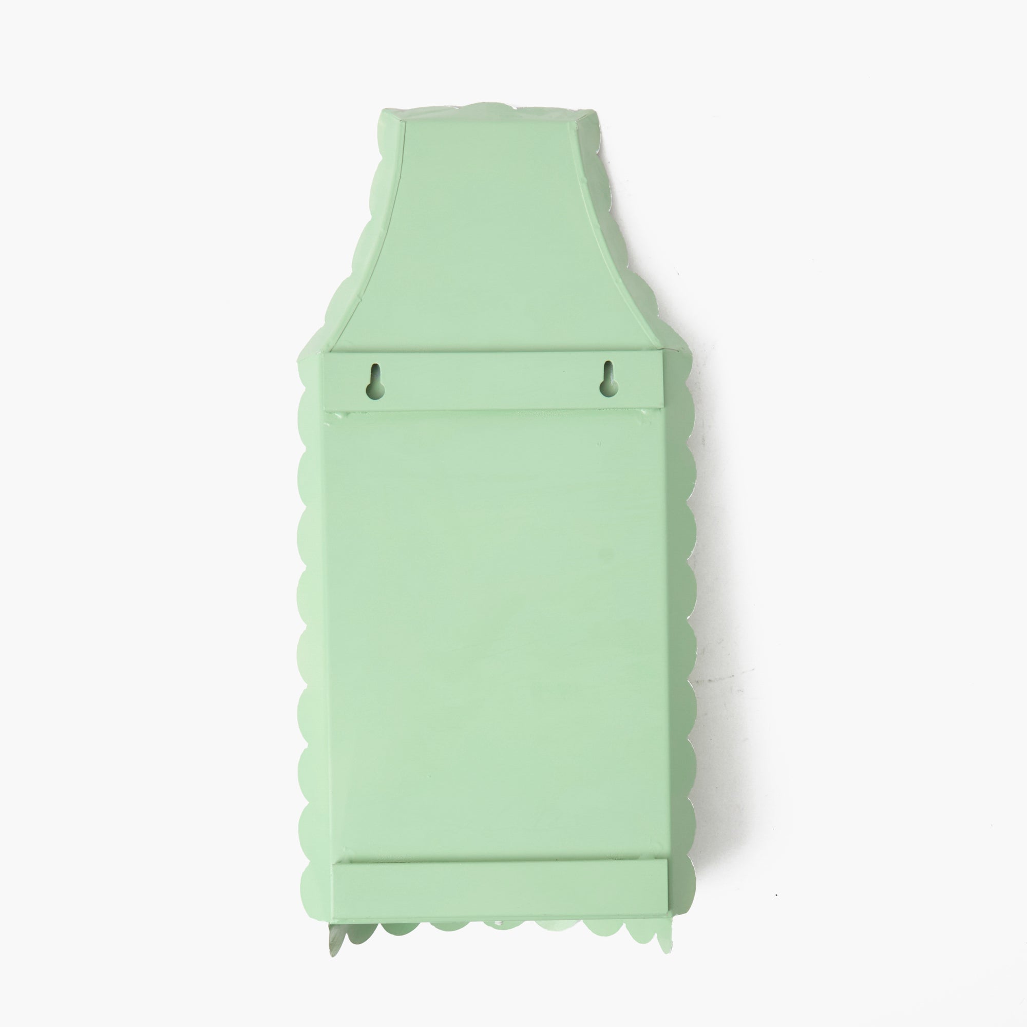 Green Chinoiserie Tole Candle Sconce