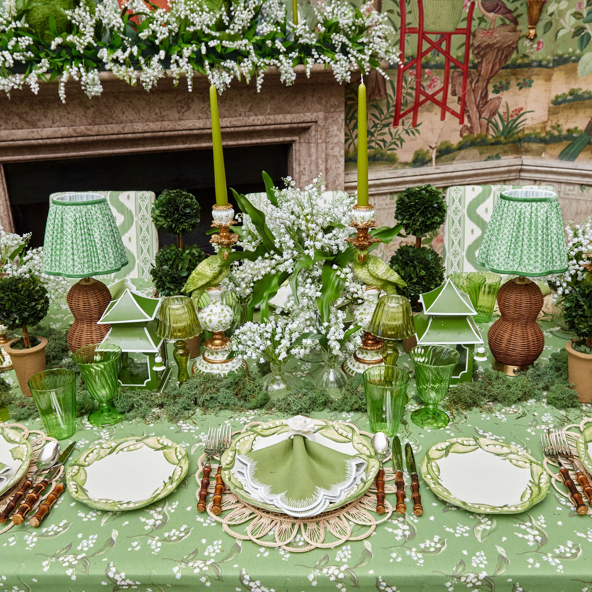 Rattan Bardot Rechargeable Lamp