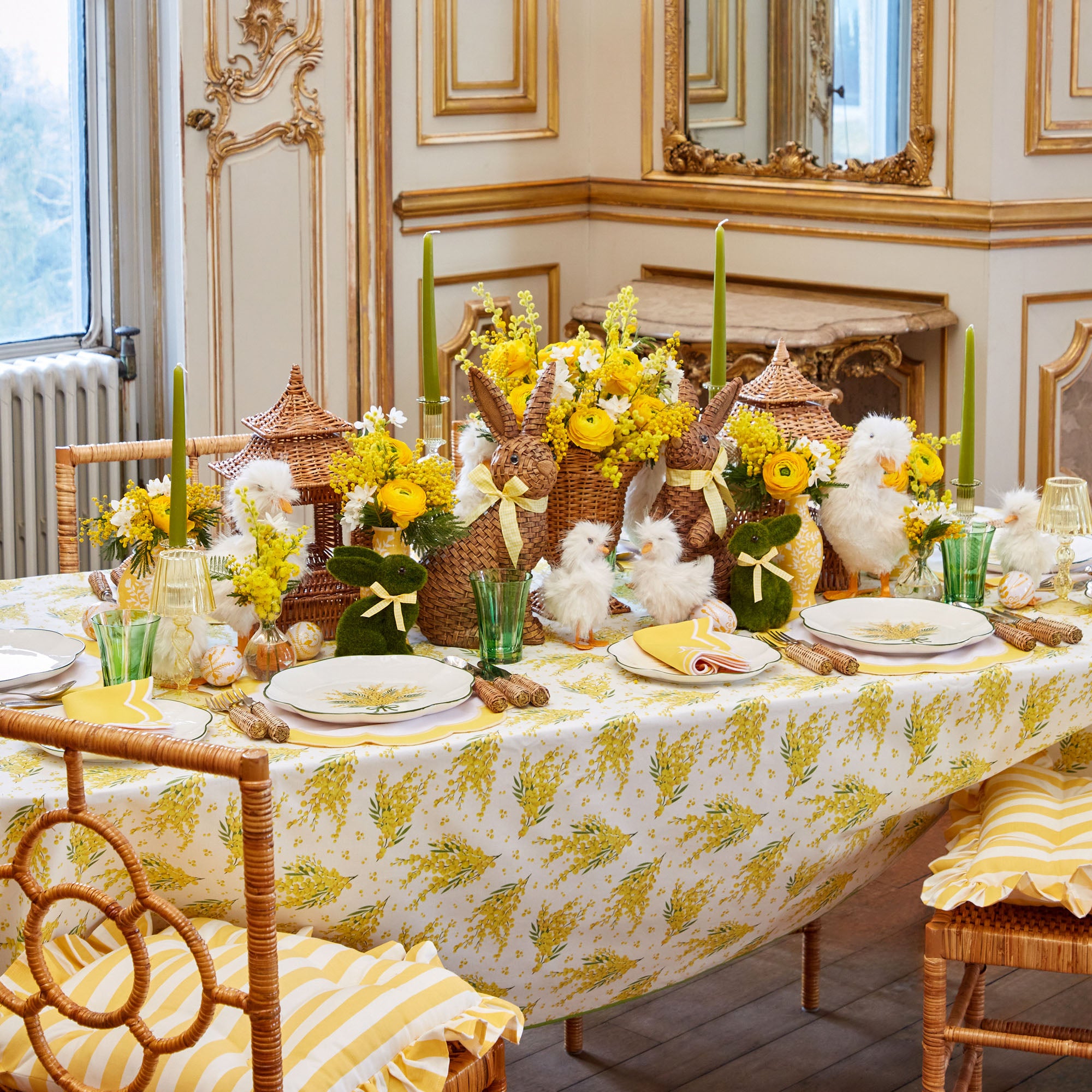 Green Positano Glasses (Set of 4)