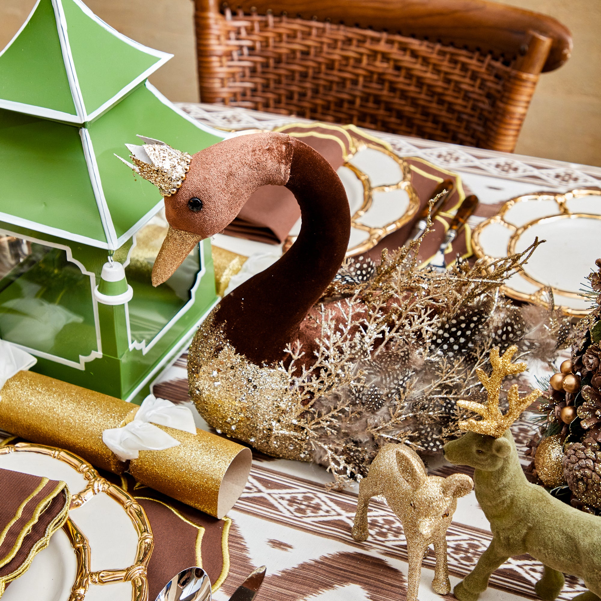 Apple Green Pagoda Lantern