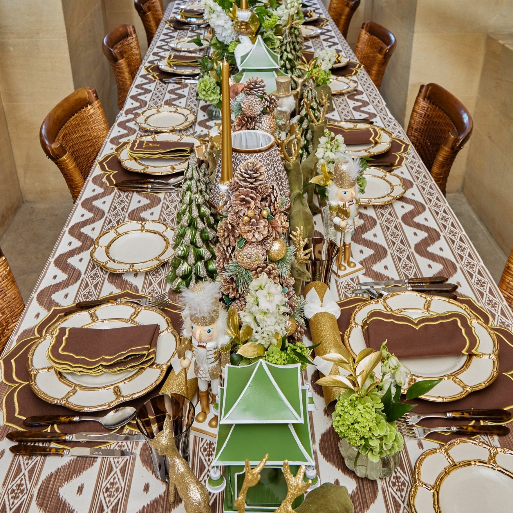 Deep Gold Candles (Set of 8)