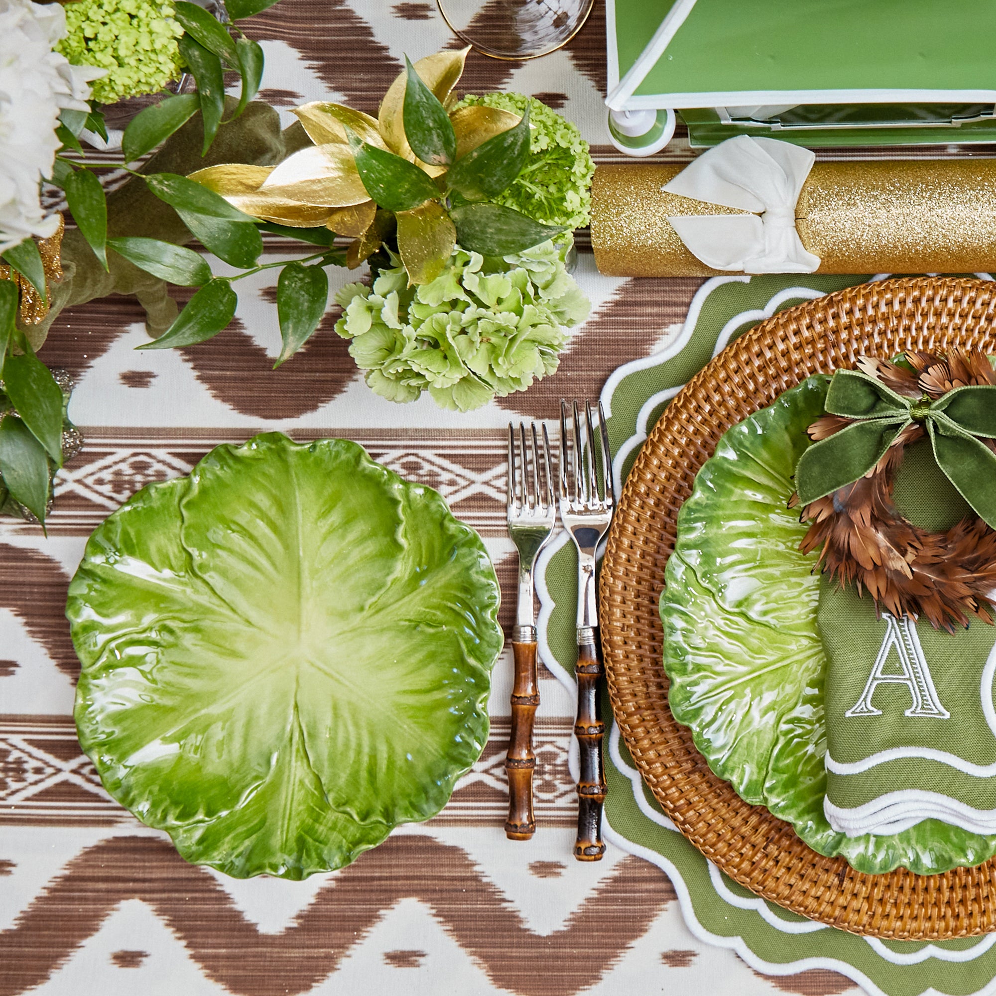 Serena Green Cabbage Starter Plate