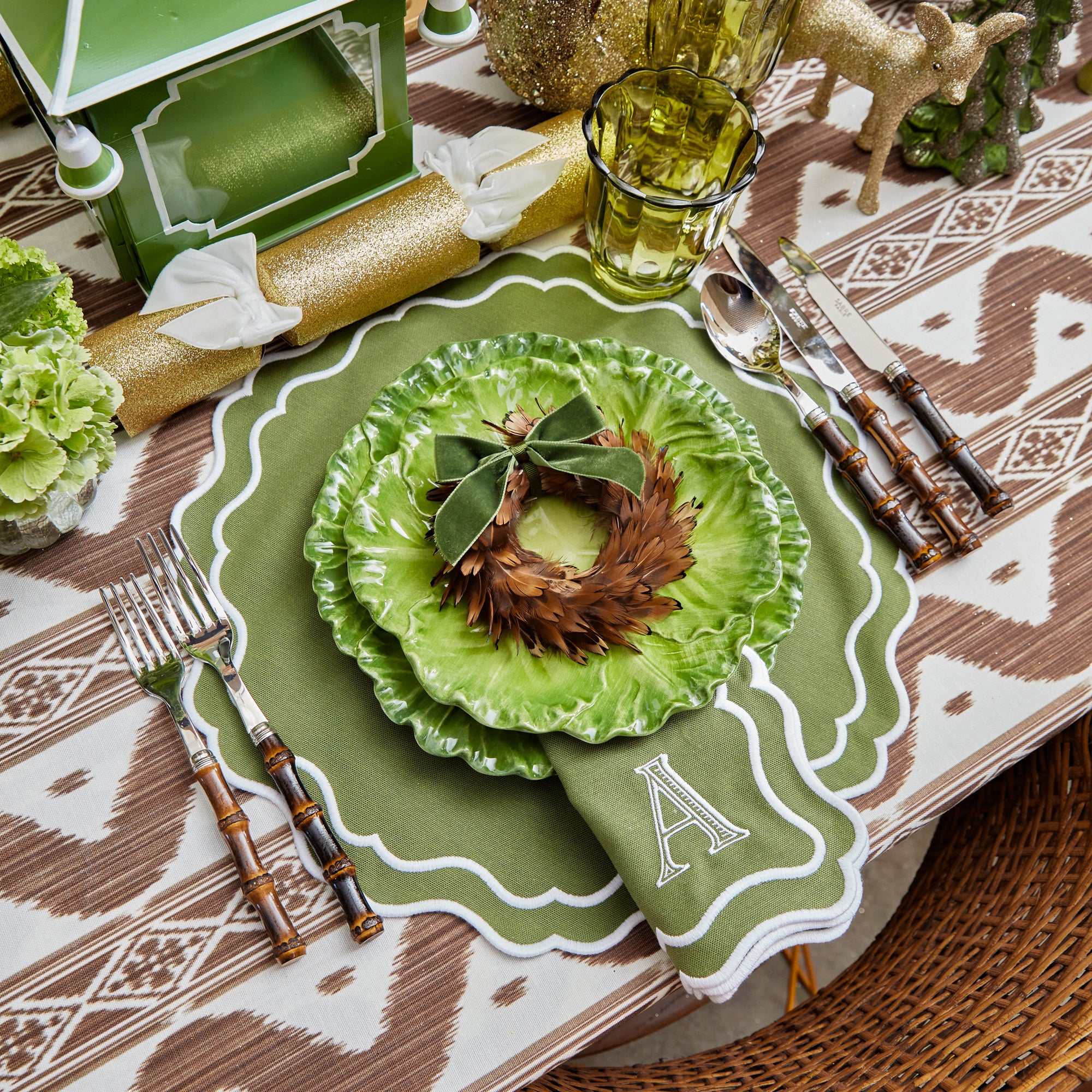 Katherine Green Placemats (Set of 4)