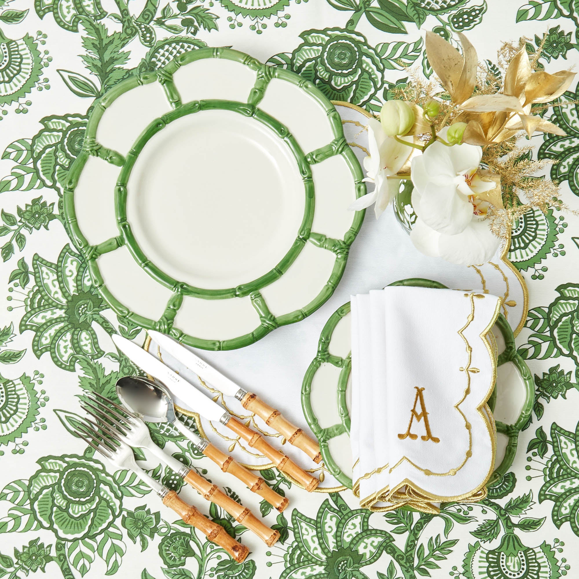 Elizabeth Green Tablecloth