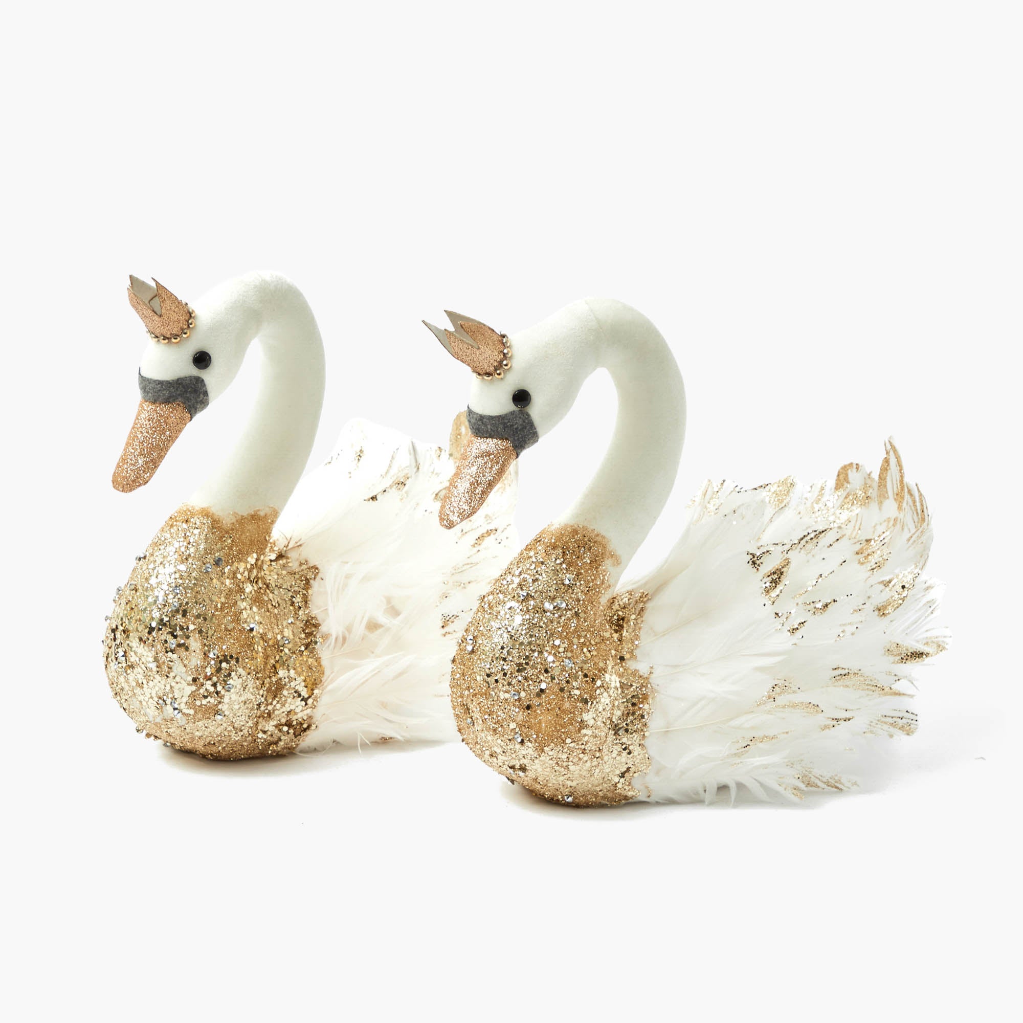 Giselle Glitter Swan (Pair)