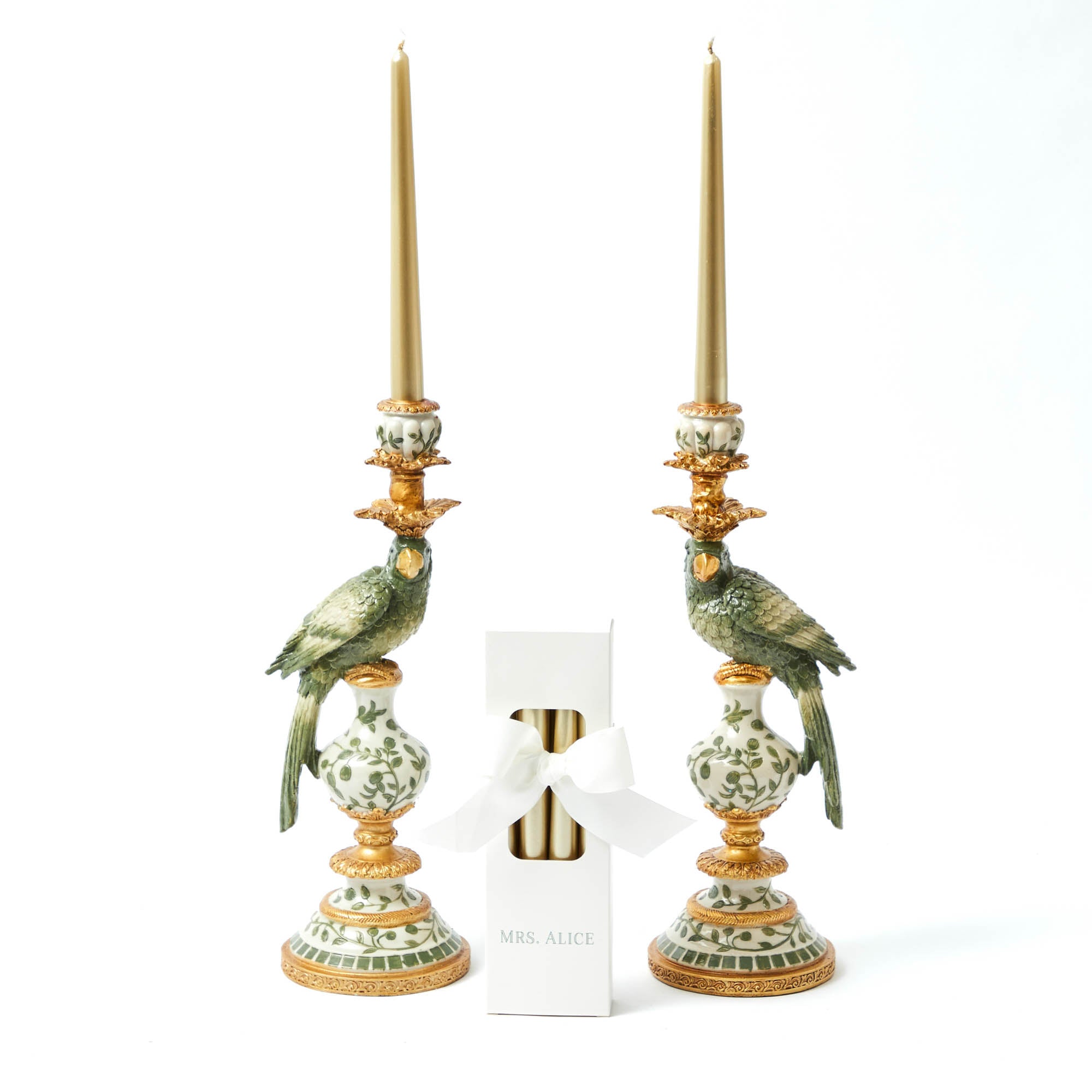 Champagne Gold Candles (Set of 8)