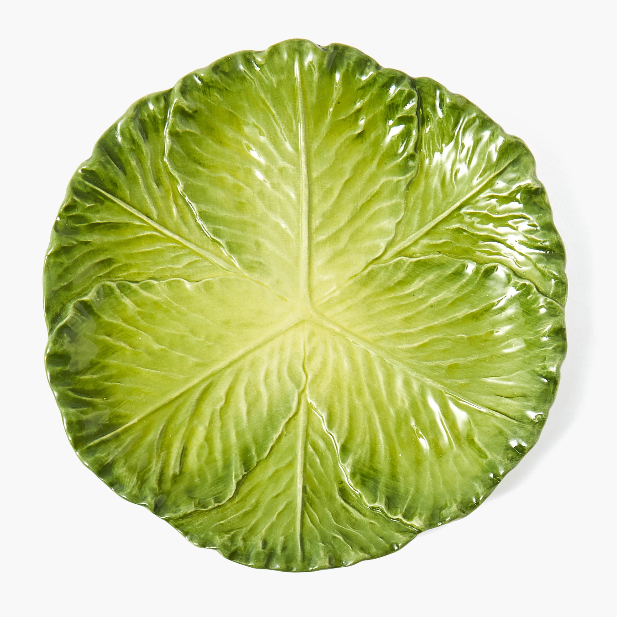 Serena Green Cabbage Dinner Plate