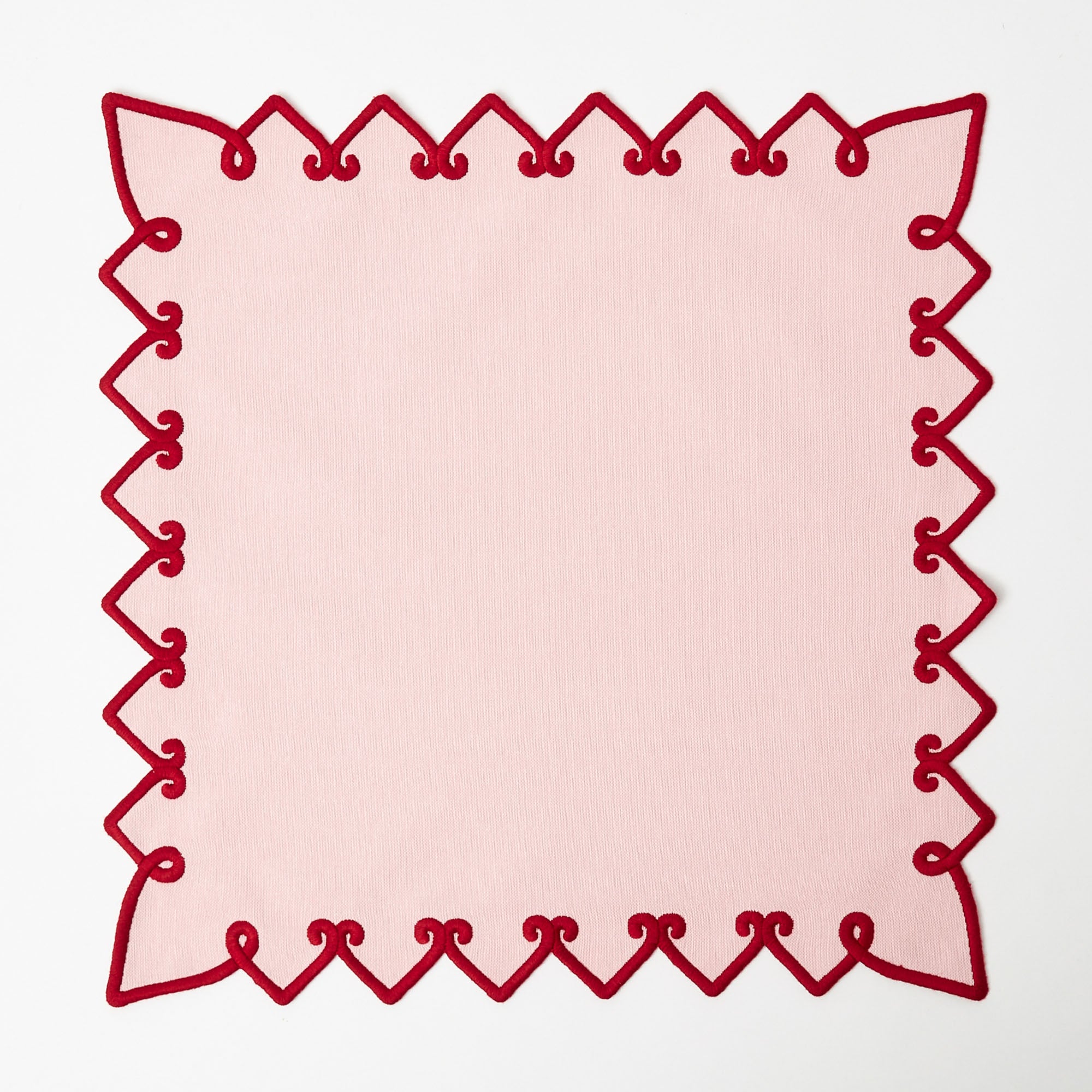 Angelina Pink & Red Napkins (Set of 4)