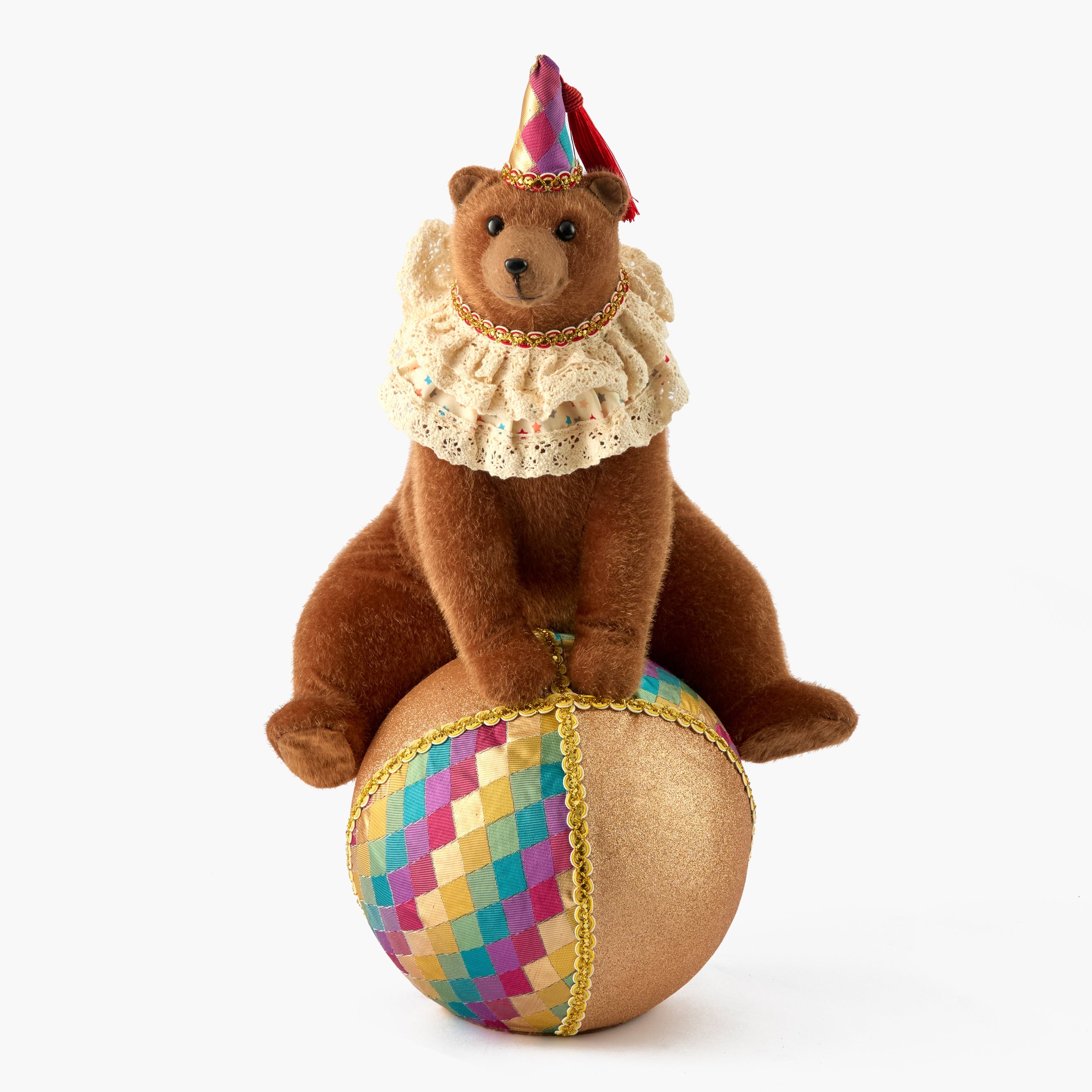 Bertie Bear On Ball - 59cm