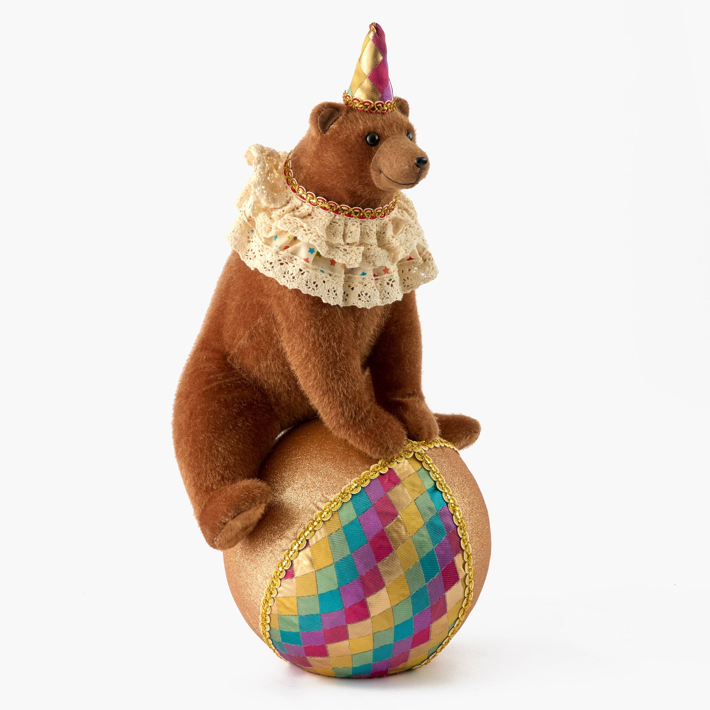Bertie Bear On Ball - 59cm