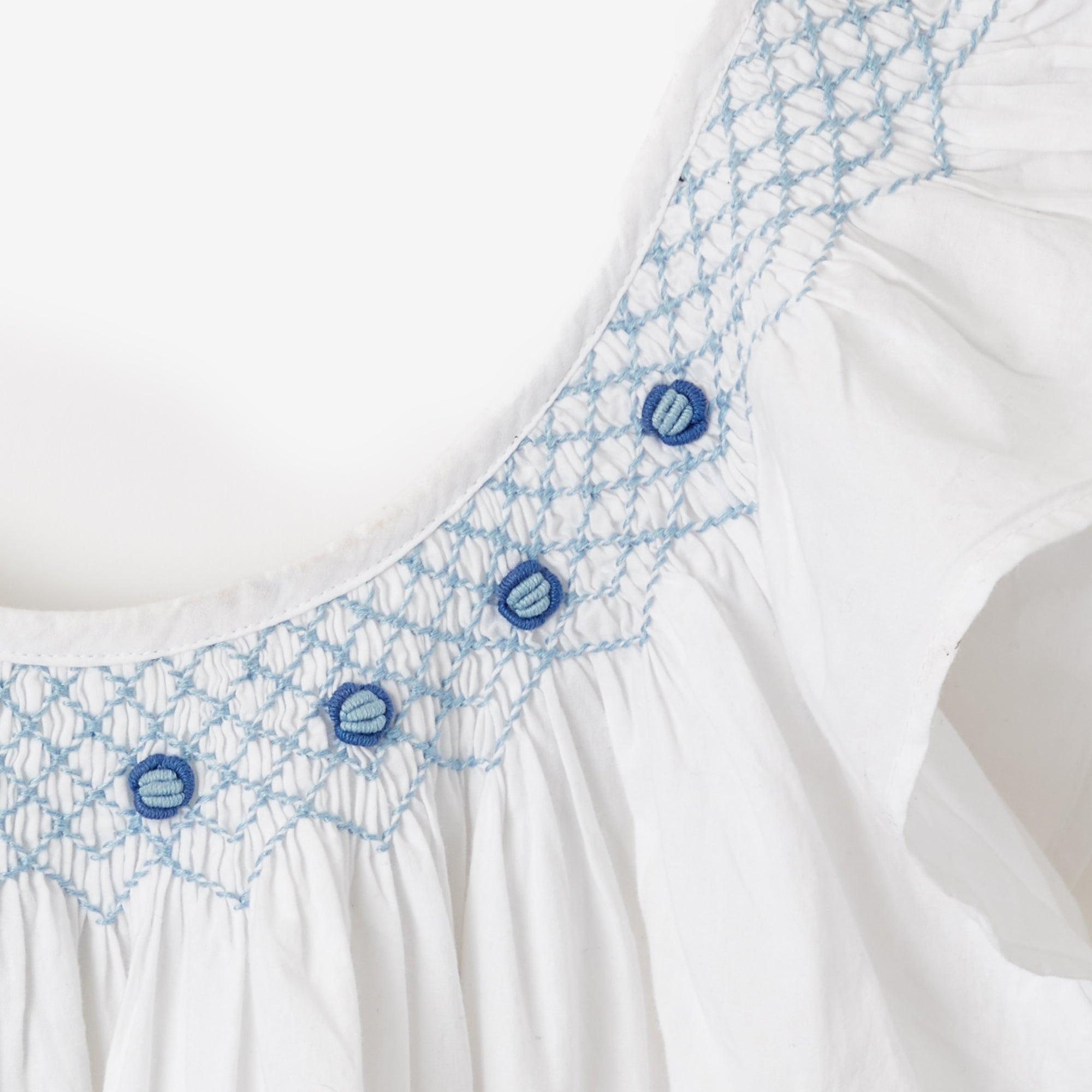 Alice Blue Sleeveless Nightdress - Mrs. Alice