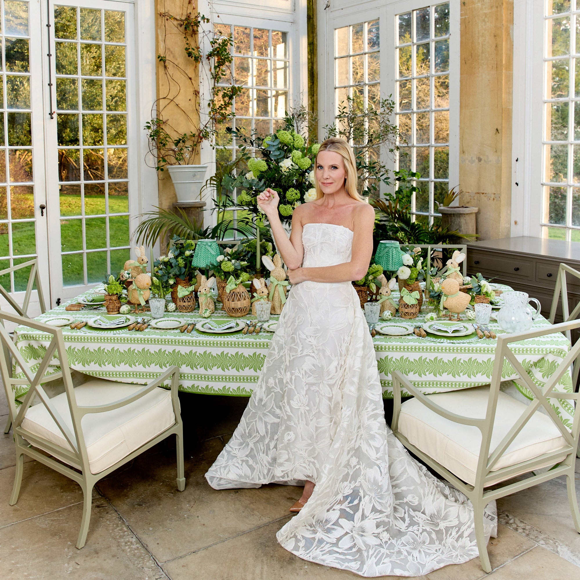 Green Laurel Dinner Plate