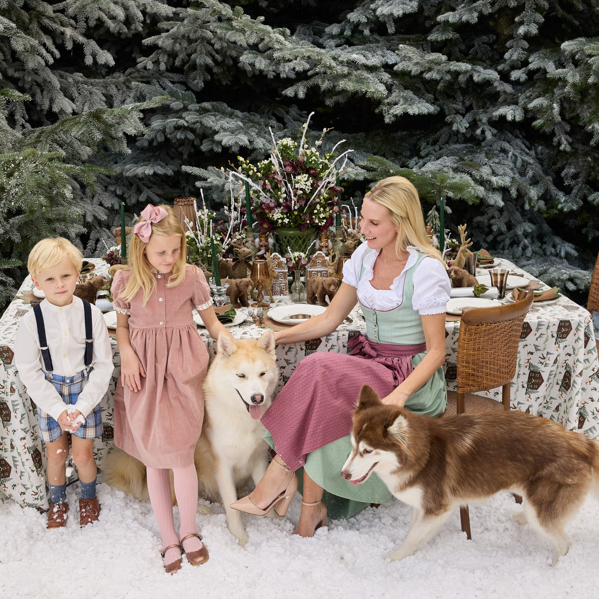 Tall Rechargeable Lamp with Brown Frilled Silk Shade (18cm)