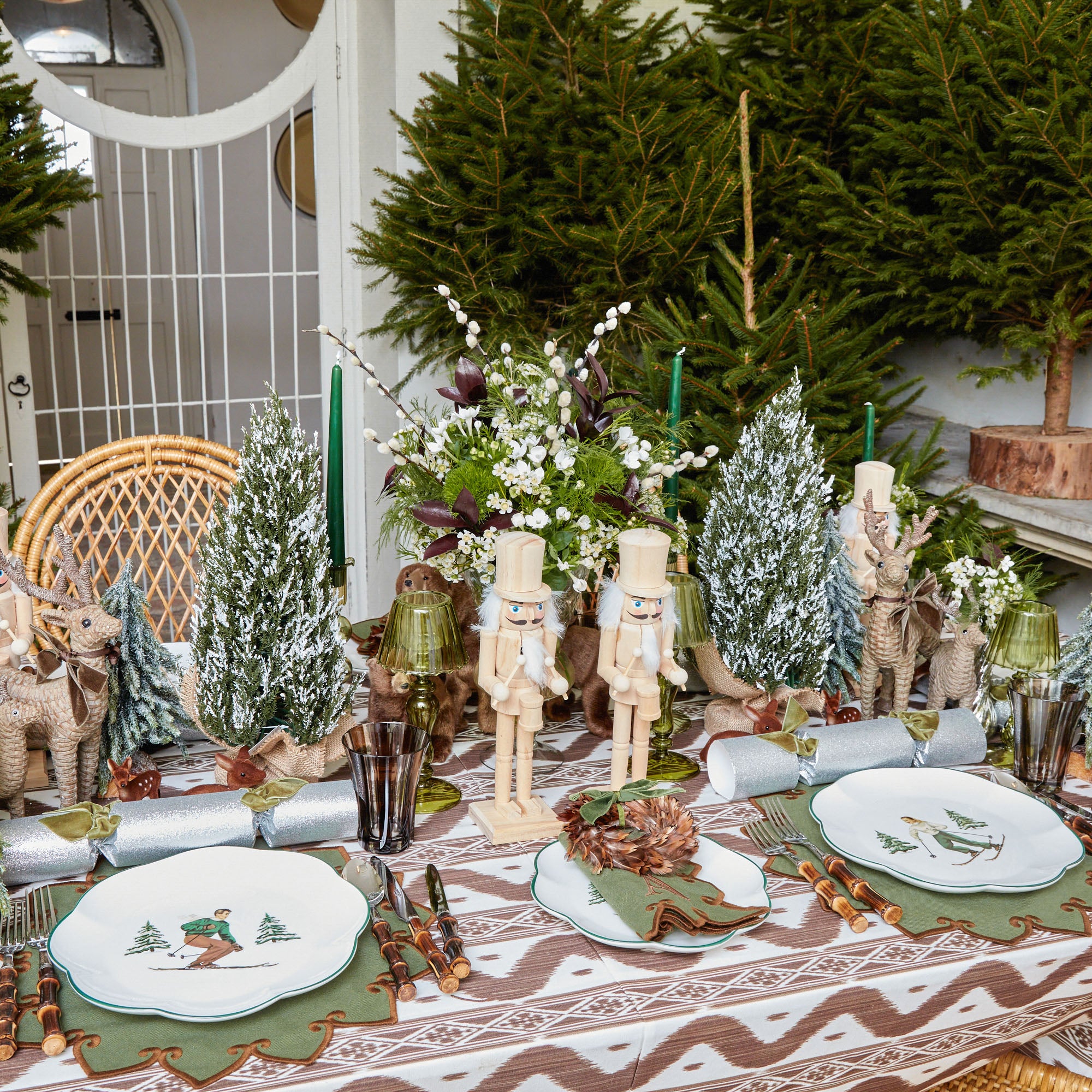 Set the stage for delightful meals with these earthy-hued napkins.