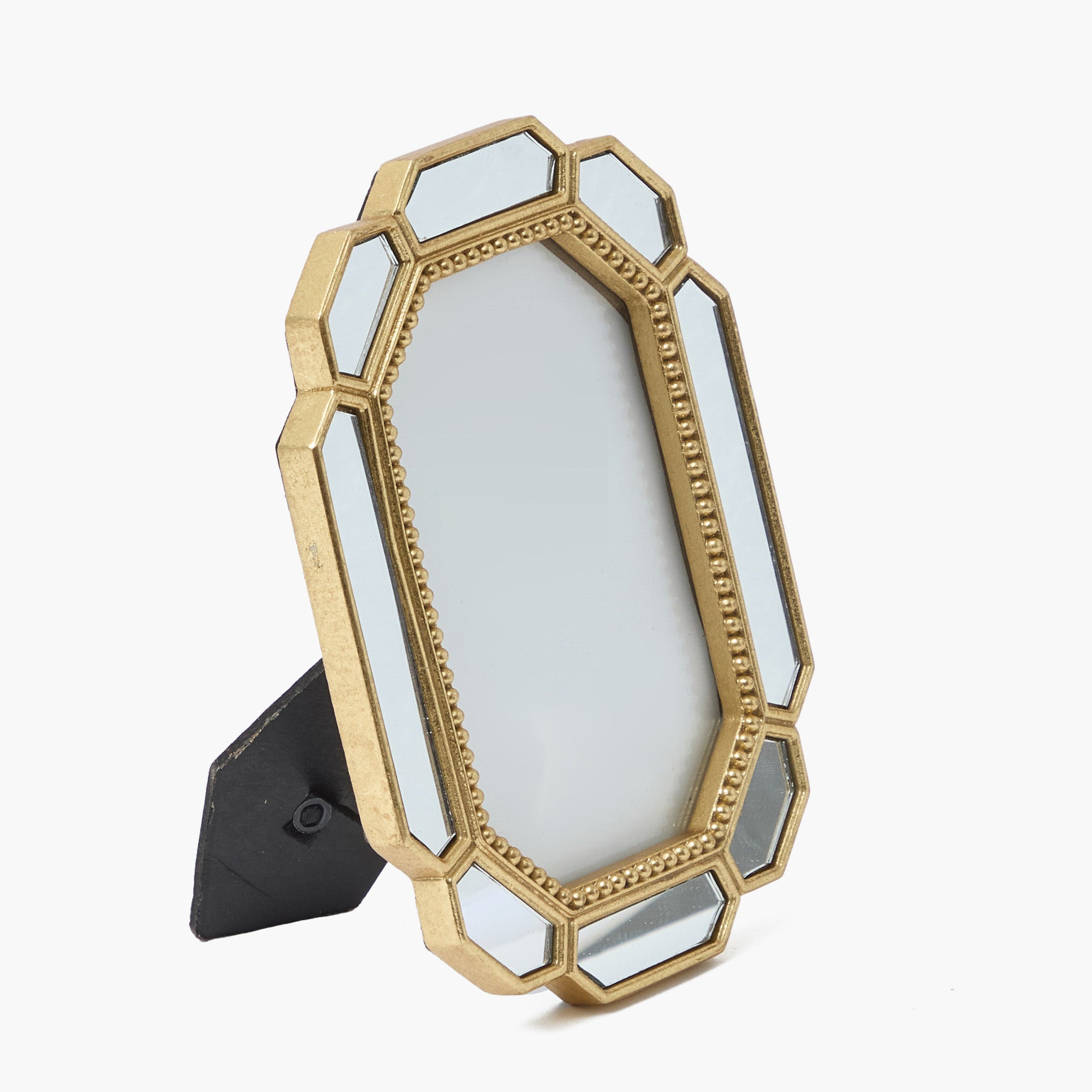 Beveled Edge Mirror Photo Frames (Set of 2)