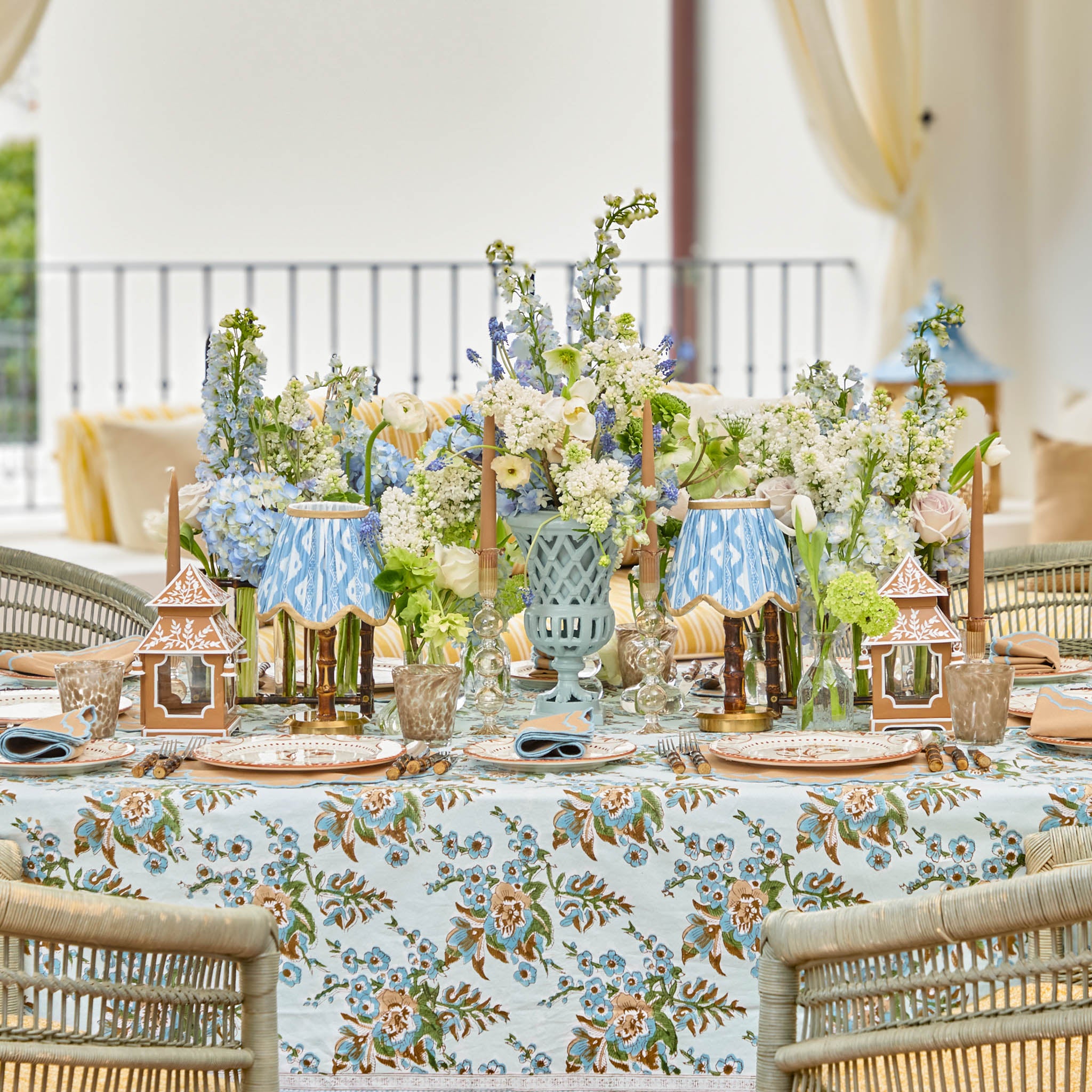 Short Burnt Bamboo Rechargeable Lamp