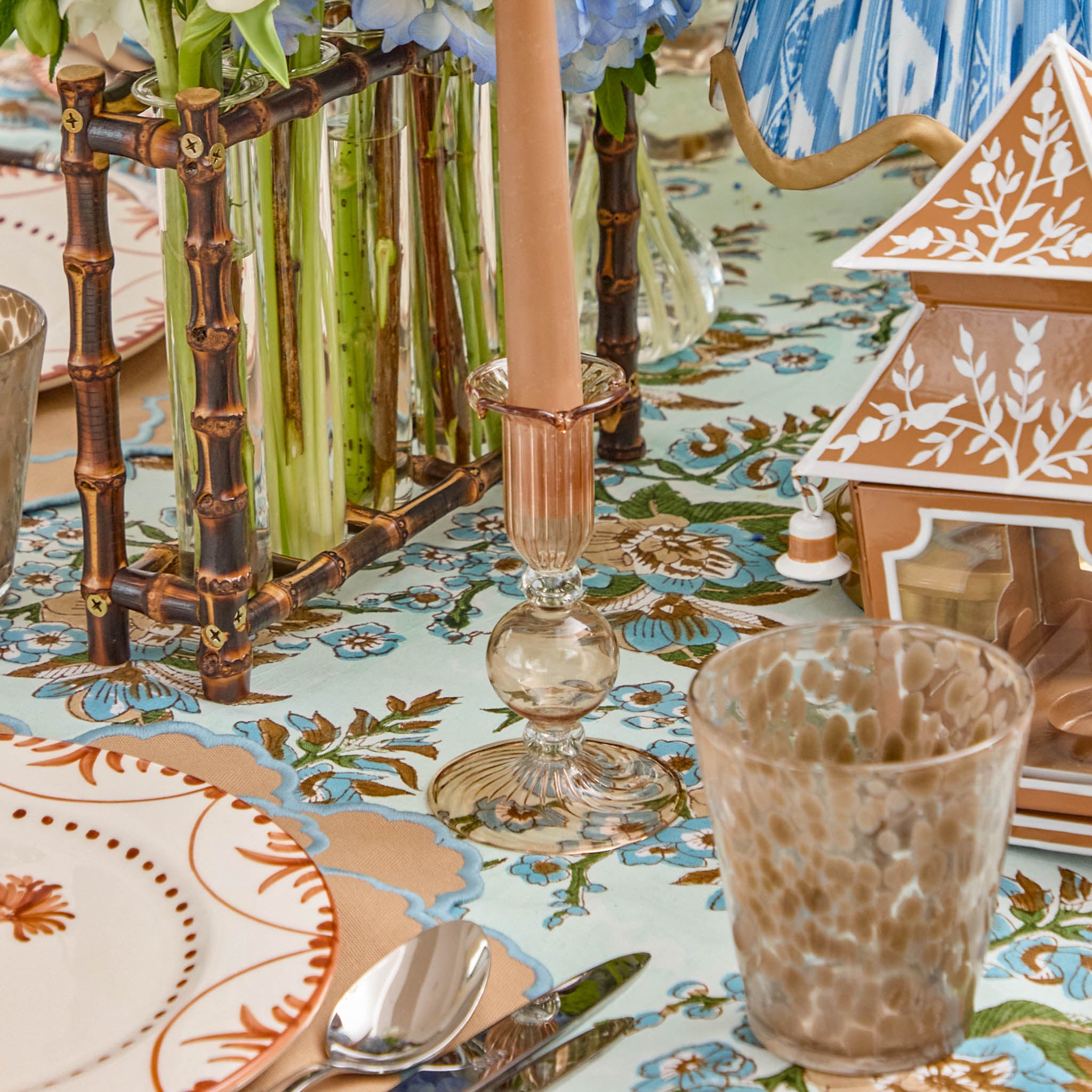 Small Eden Chestnut Candle Holder (Pair)