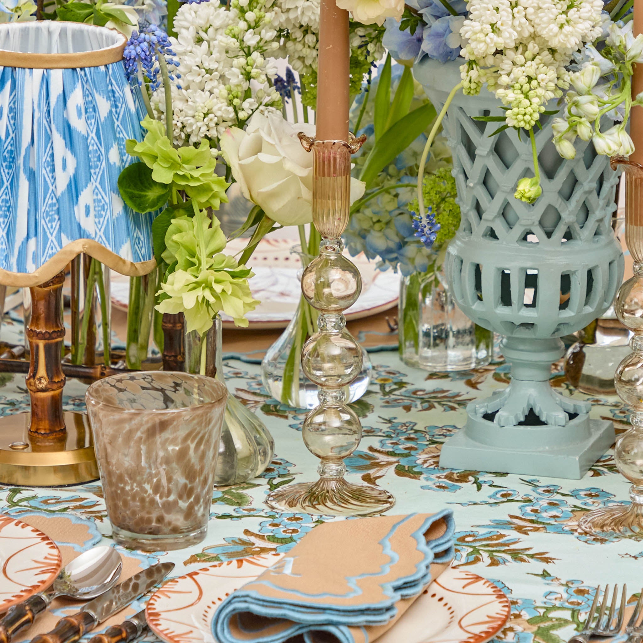 Eden Chestnut Candle Holder (Pair)