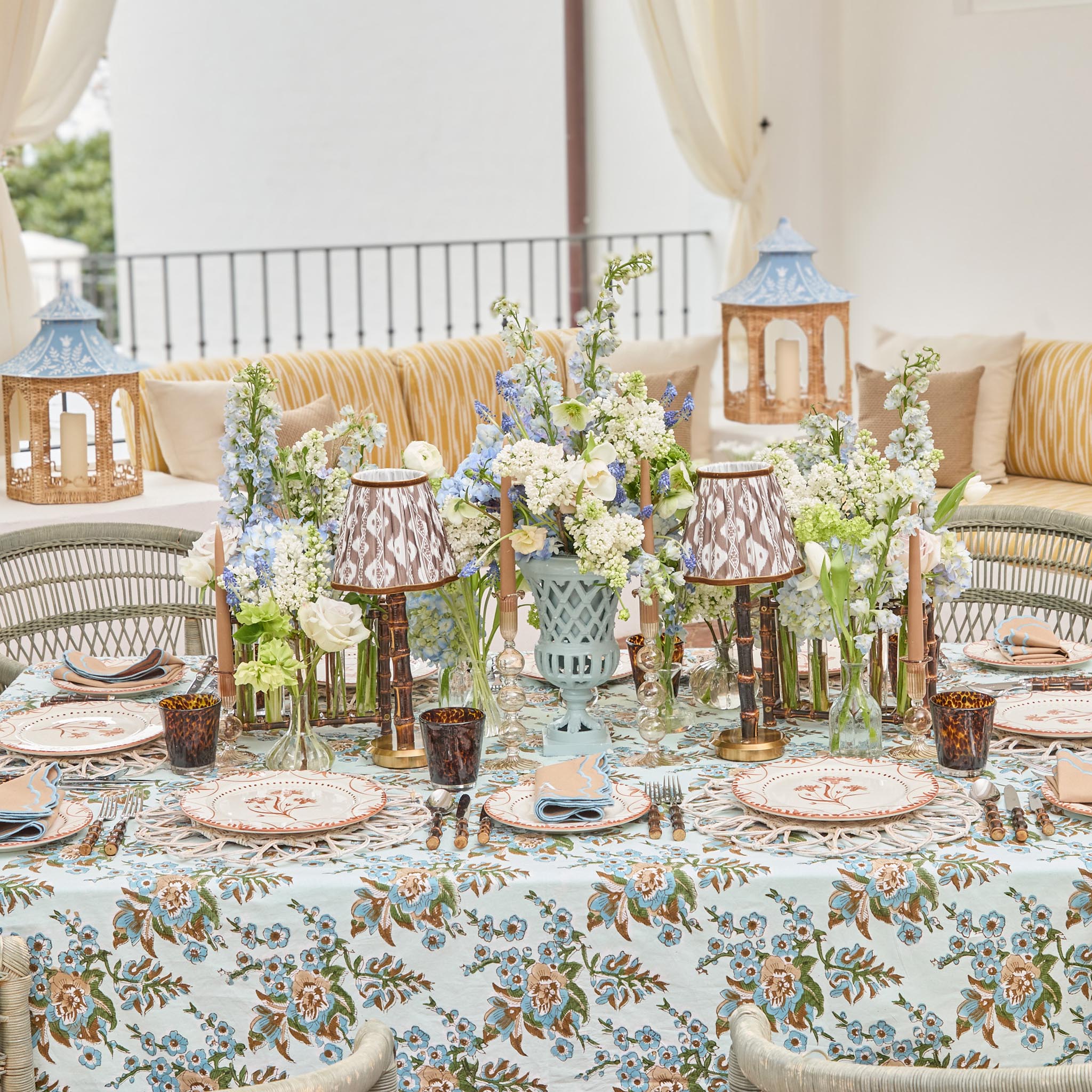 Burnt Bamboo Rechargeable Lamp