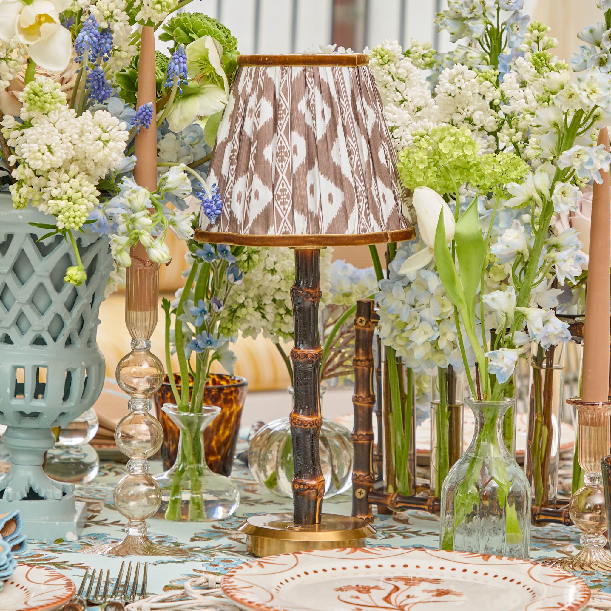 Burnt Bamboo Rechargeable Lamp