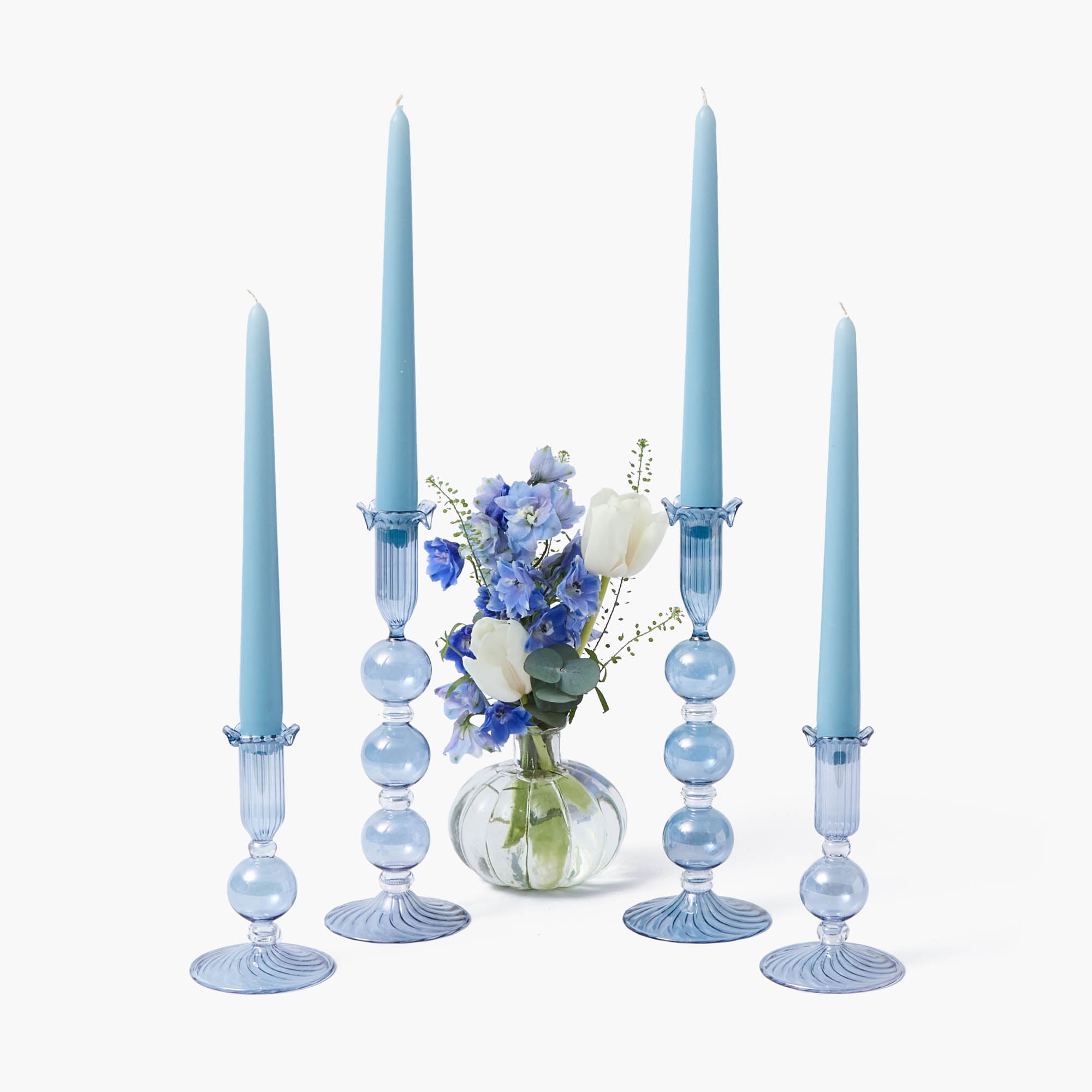 Eden Blue Candle Set