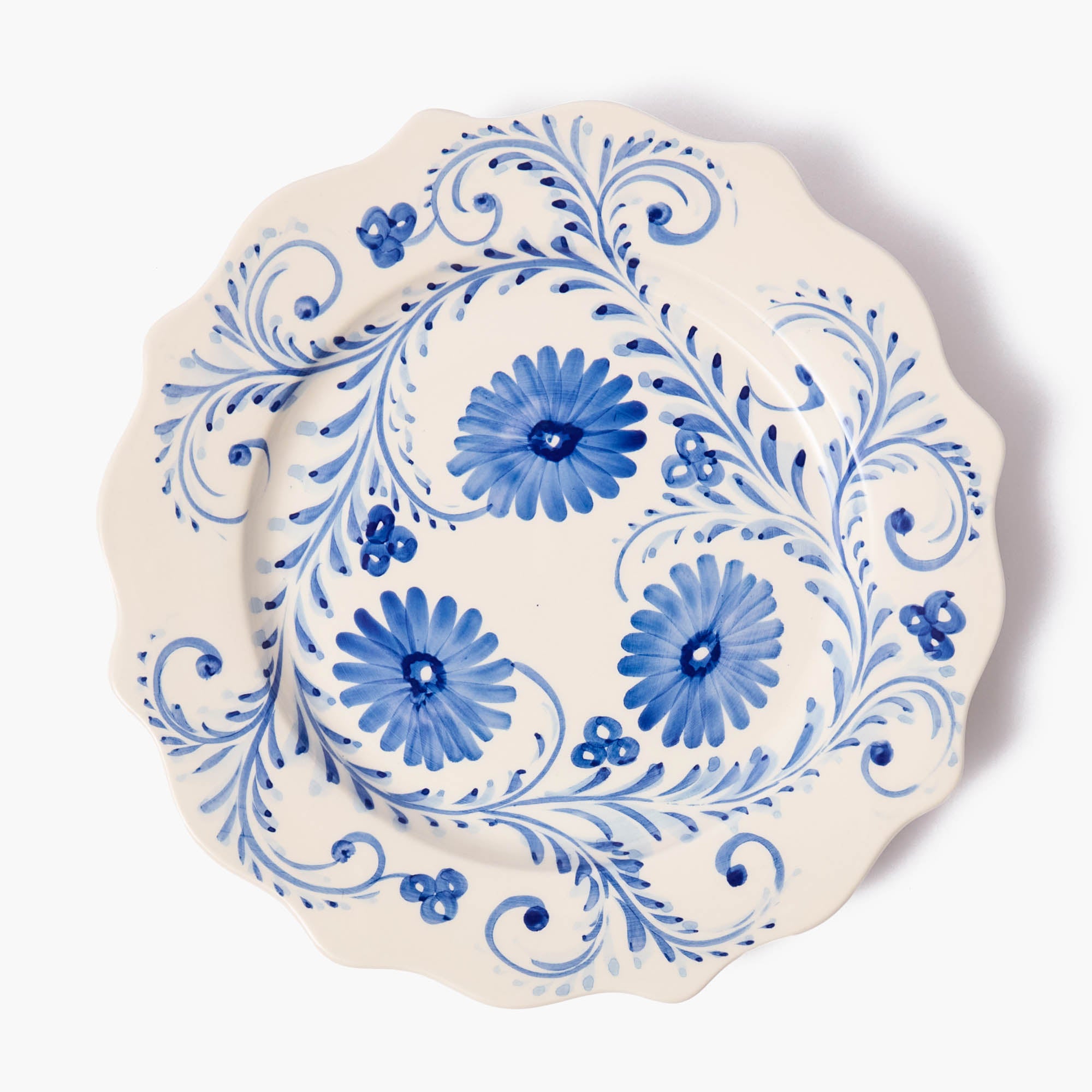 Blue Flowers Starter Plate