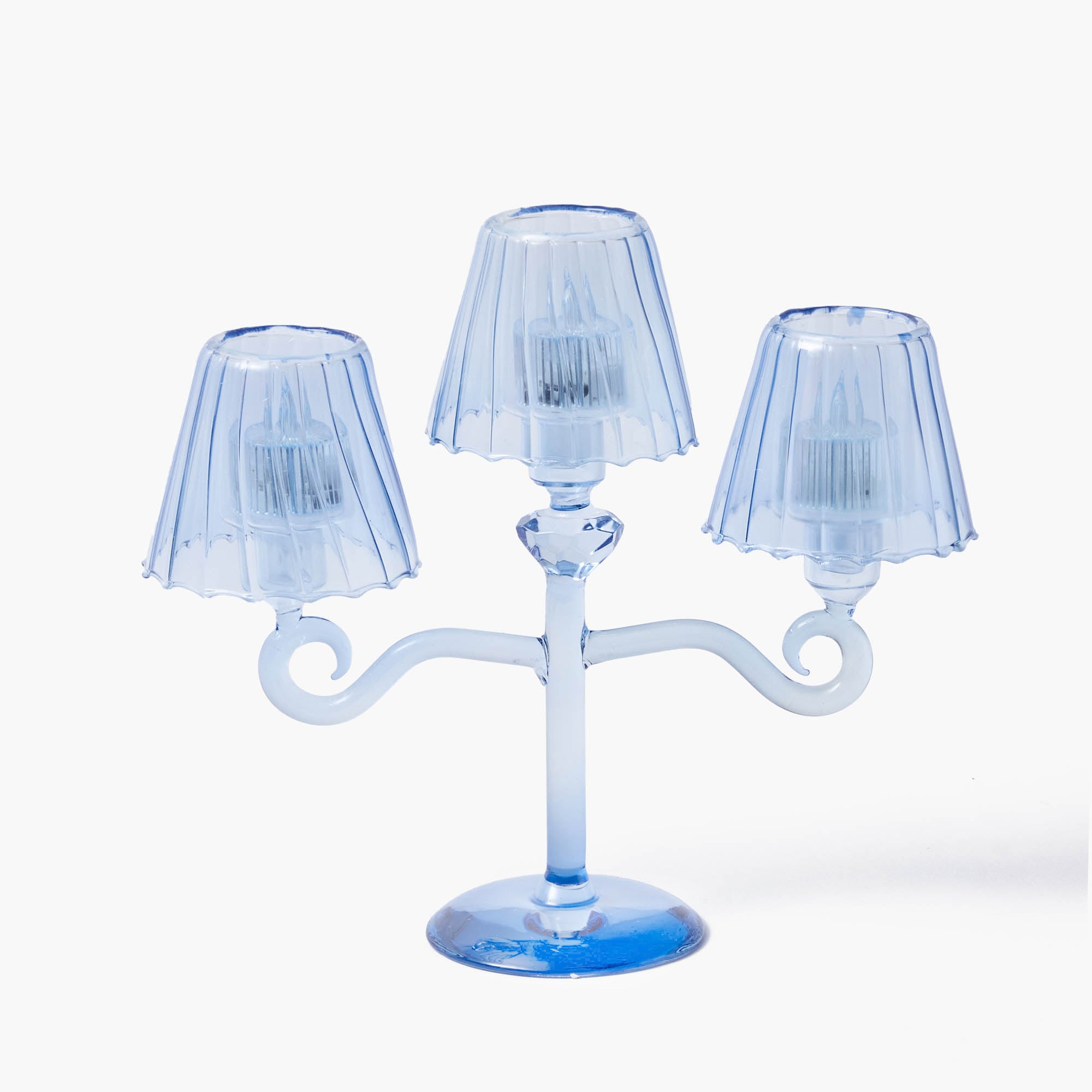 Blue Lantern Tealight Candleabra