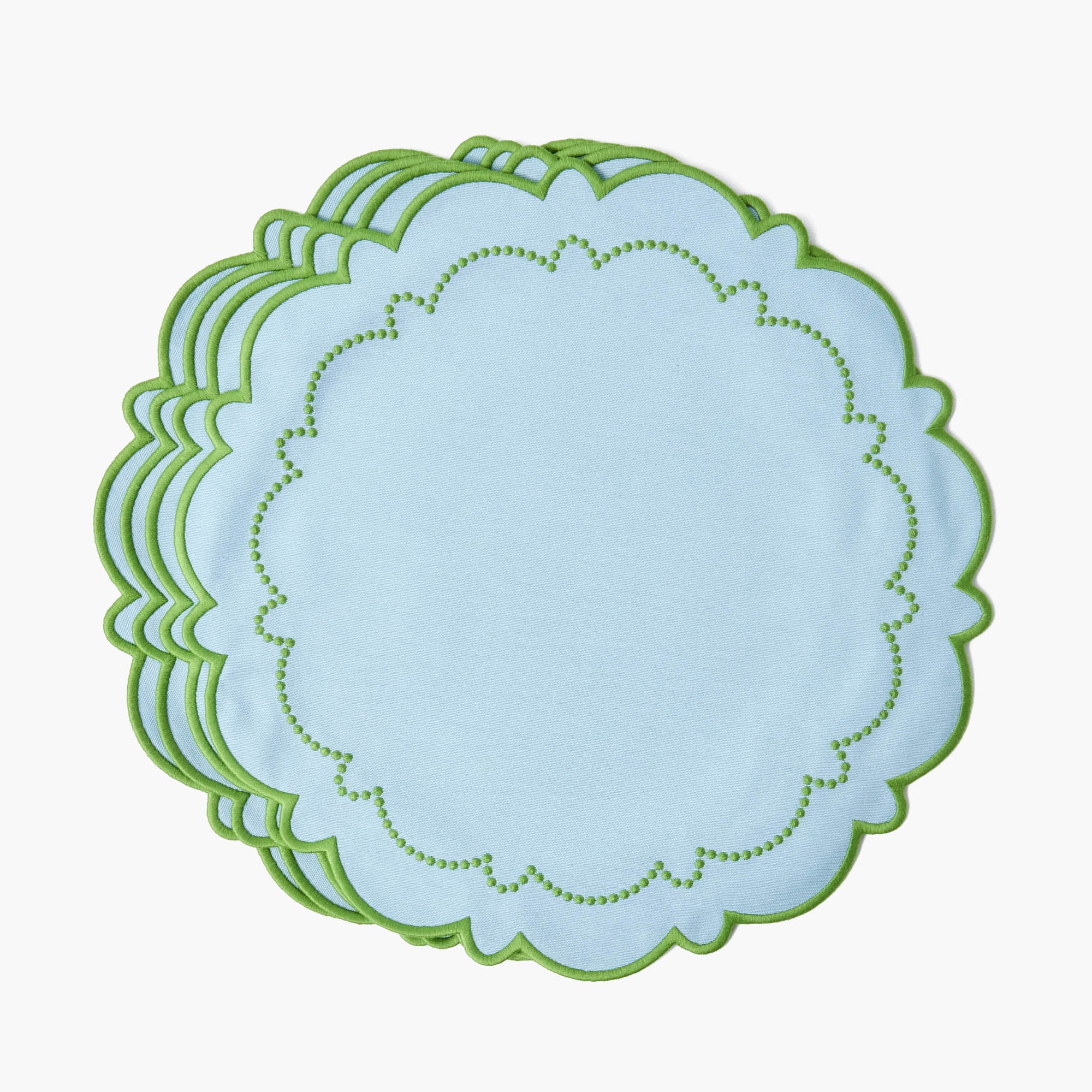 Mariana Blue & Green Placemats (Set of 4)
