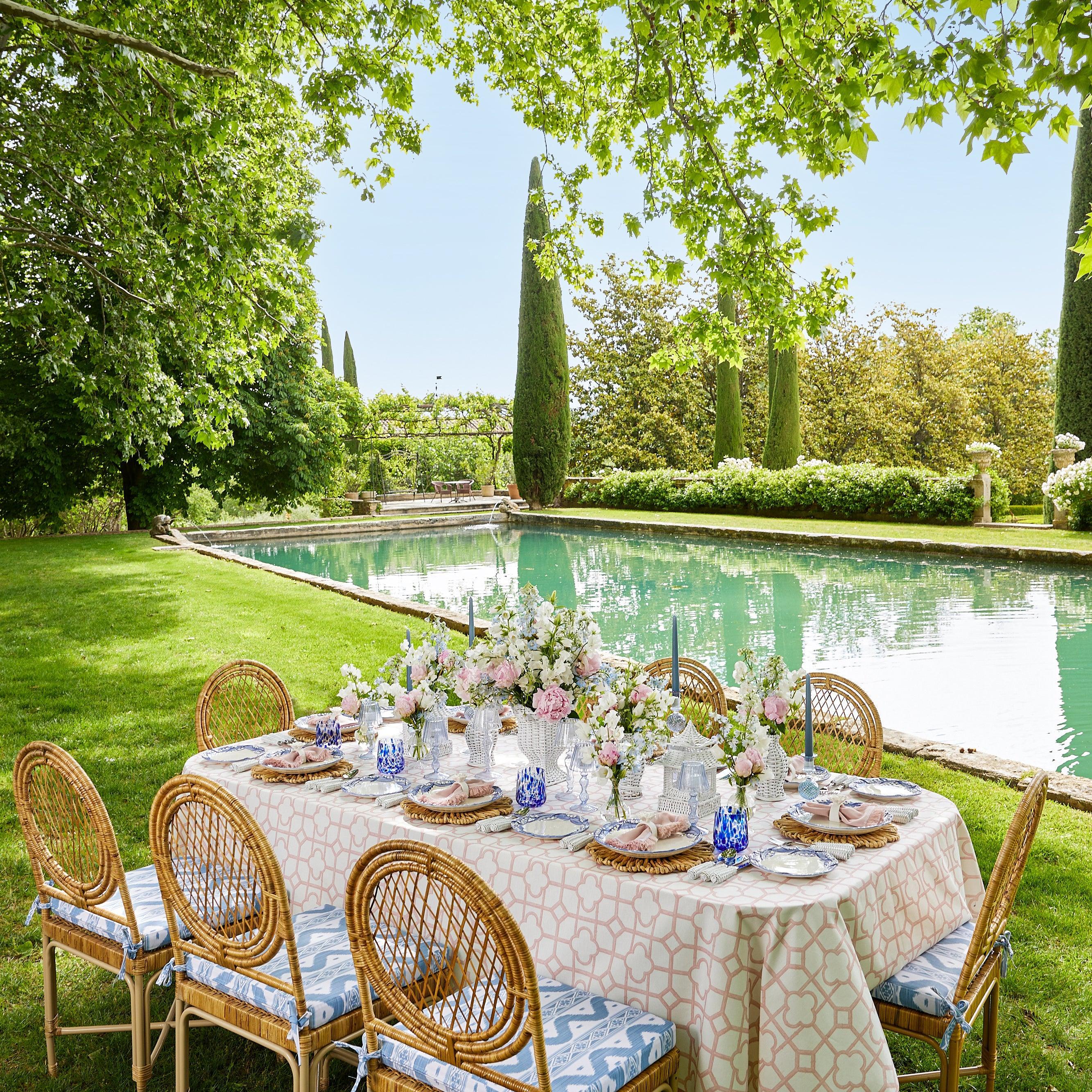 Blue Glass Lantern Tea Light Holder Set - Mrs. Alice