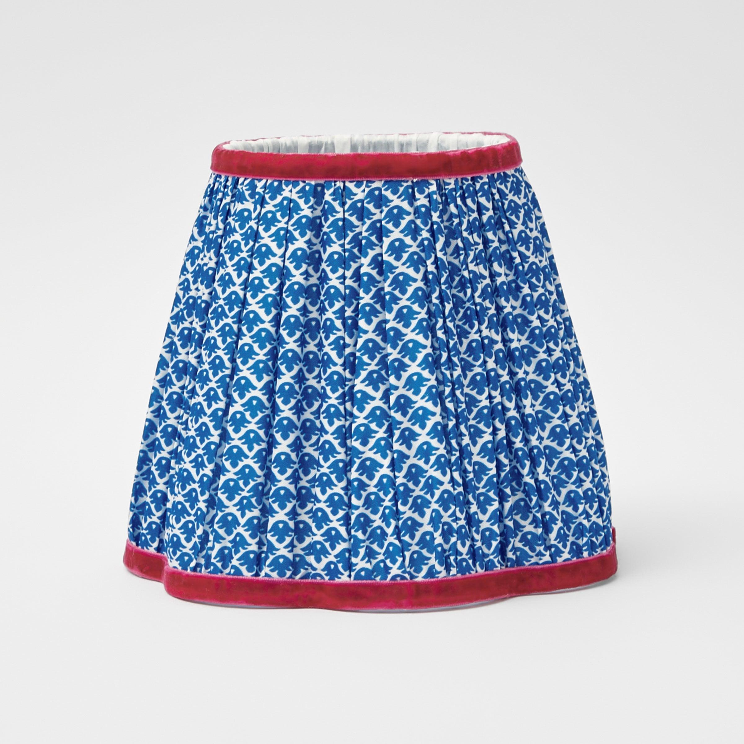 Blue Lotus Lampshade - Mrs. Alice