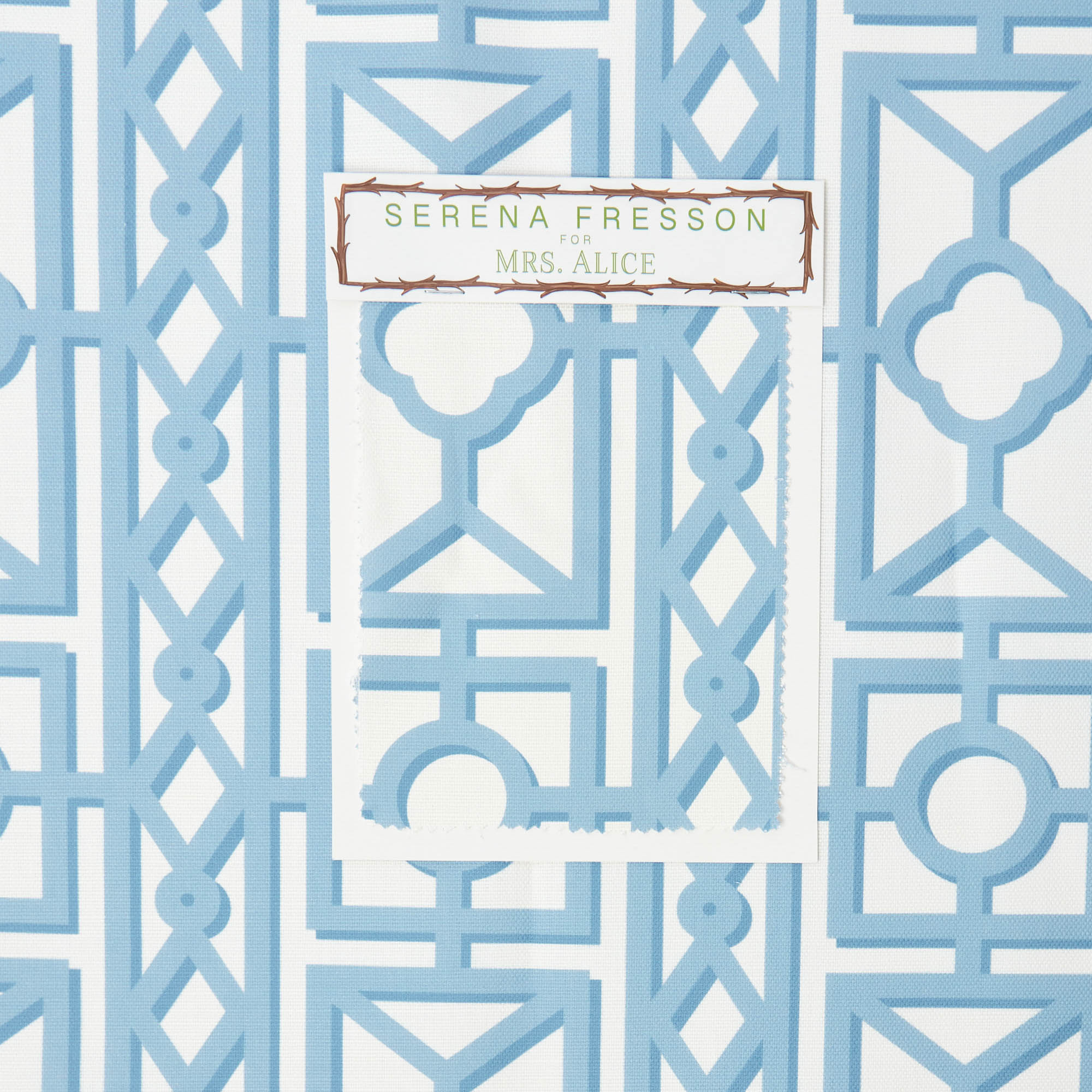 Blue Pavilion Fabric