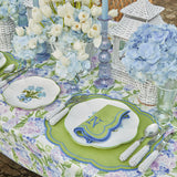 Blue Tulip Dinner & Starter Plates (Set of 8) - Mrs. Alice