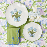 Blue Tulip Starter Plates (Set of 4) - Mrs. Alice