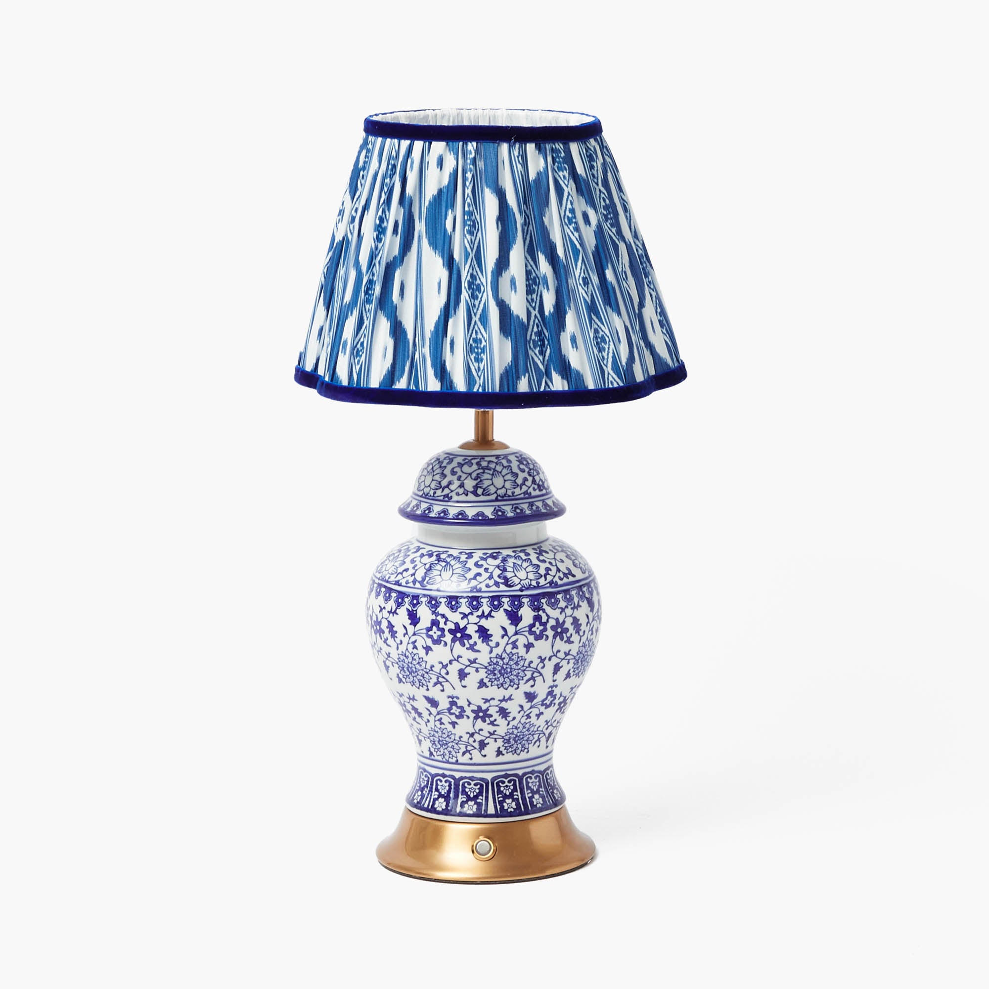 Cobalt Ikat Lampshade (22cm)