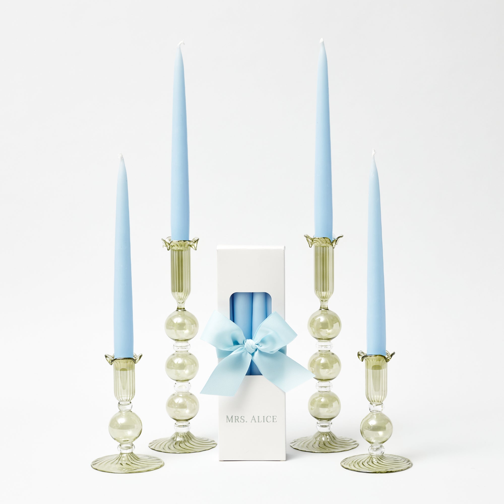 Eden Green Candle Set (Ice Blue)