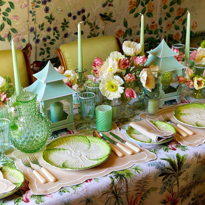 Capri Lettuce Dinner Plate - Mrs. Alice