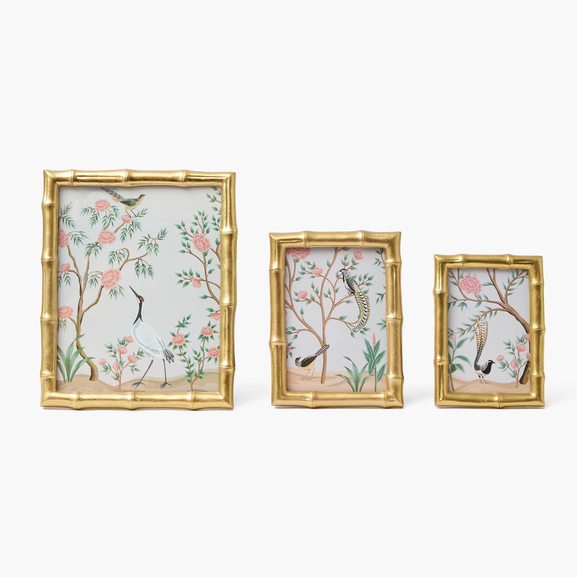 Large Gold Bamboo Photo Frame - 8"x10"