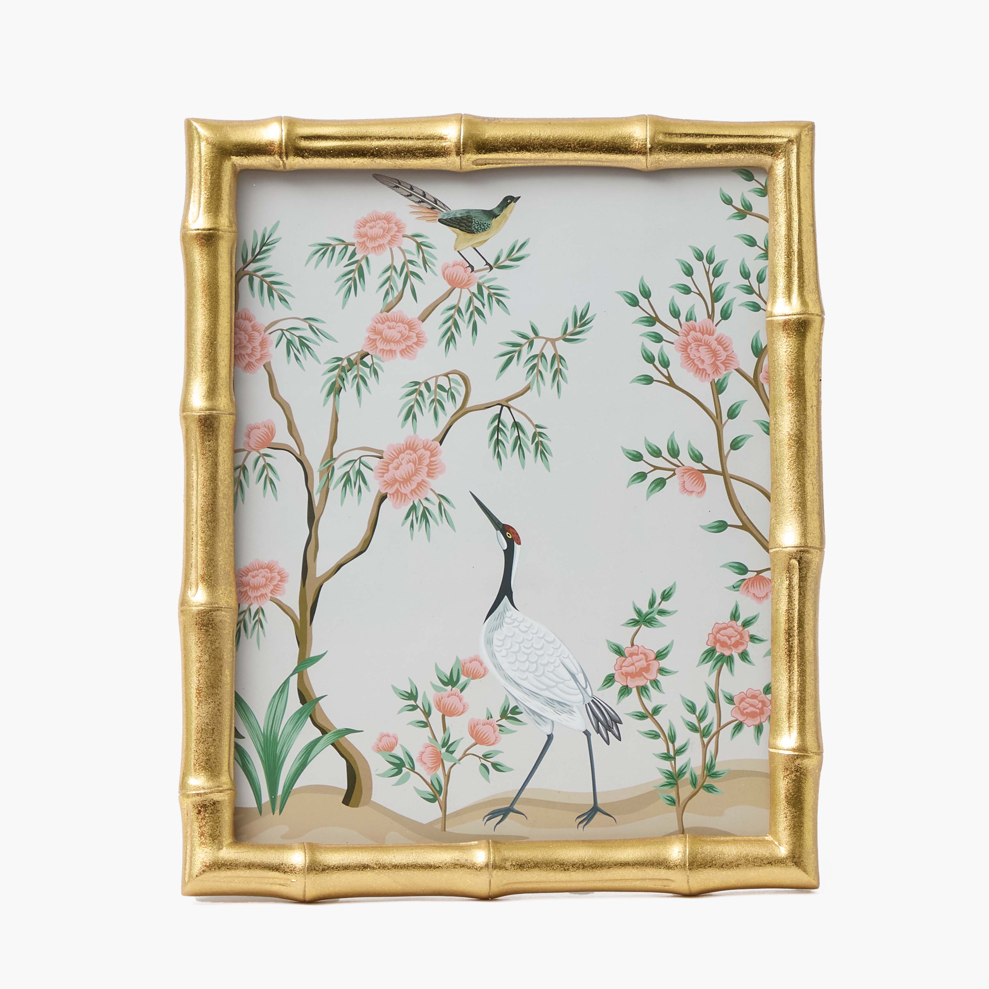 Large Gold Bamboo Photo Frame - 8"x10"