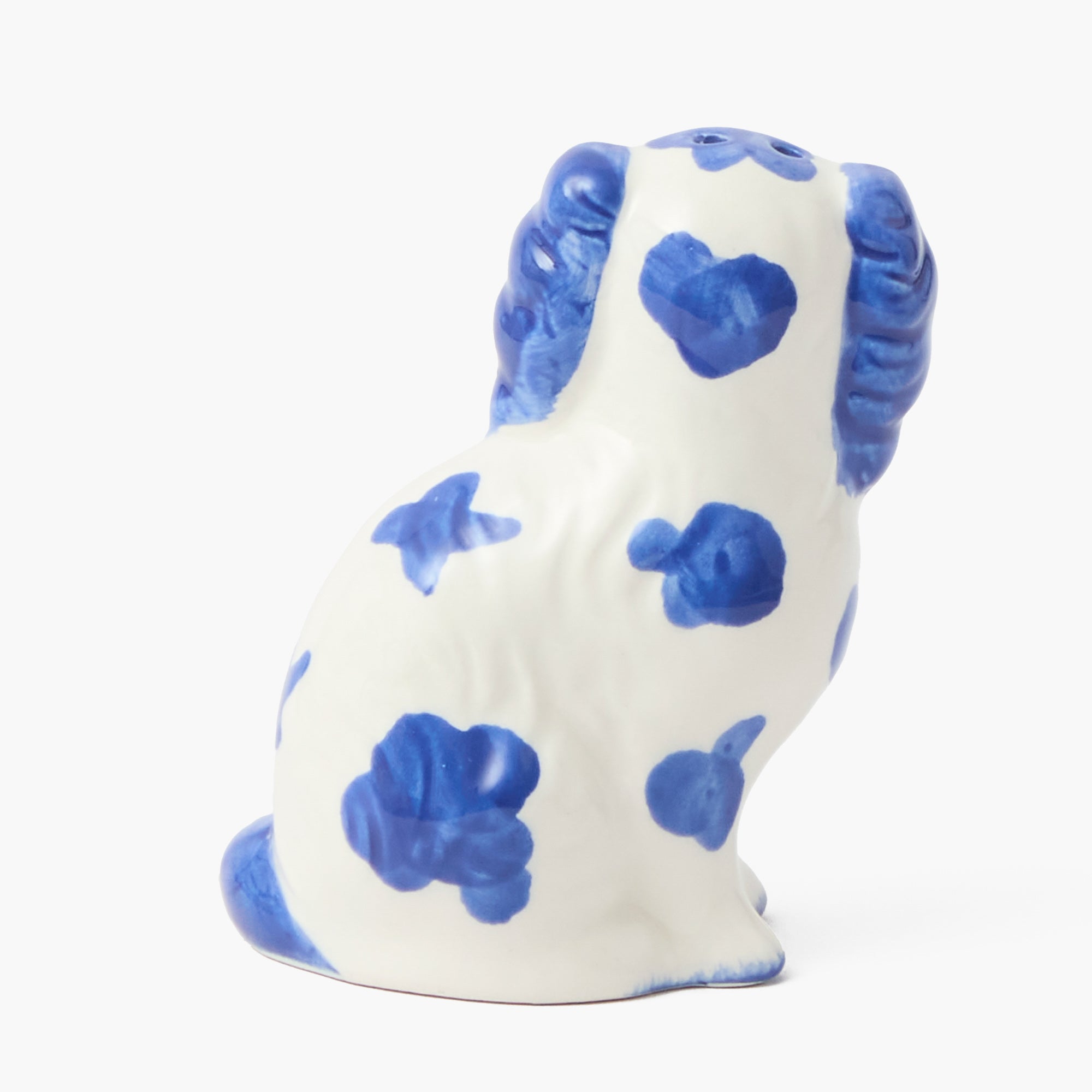 Blue Staffordshire Dog Salt & Pepper Shakers